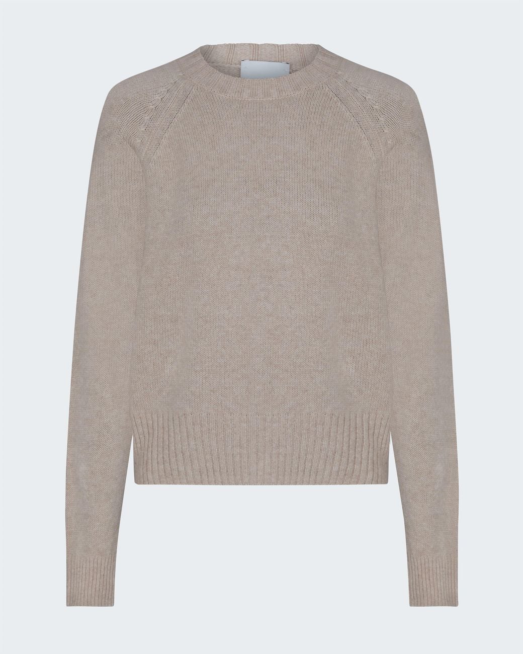 Allude Gray Crew Neck Sweater
