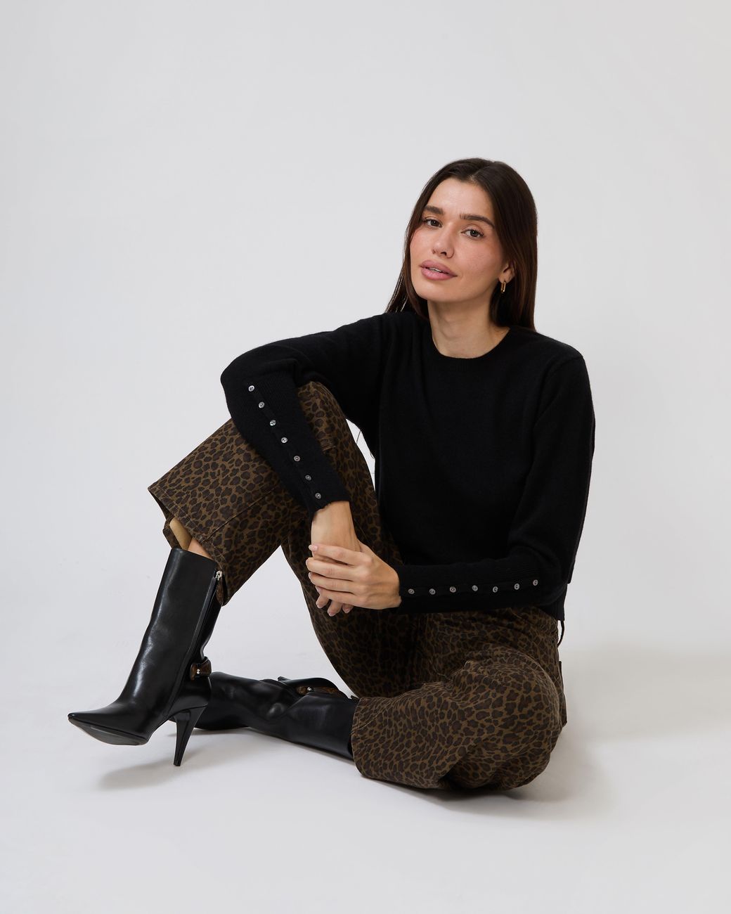 FRAME Brown Le Slim Palazzo