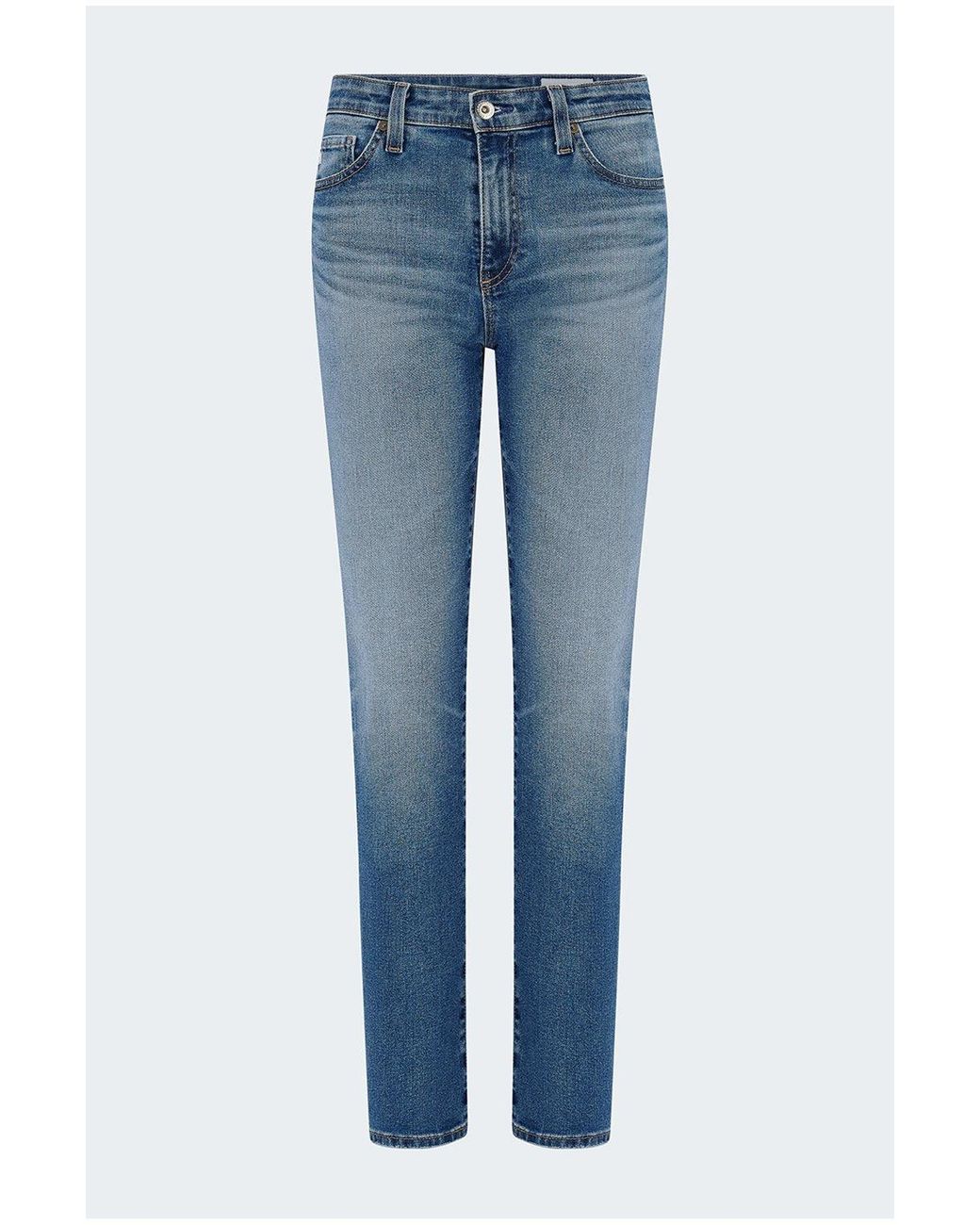 AG Jeans Blue Mari Straight Jean