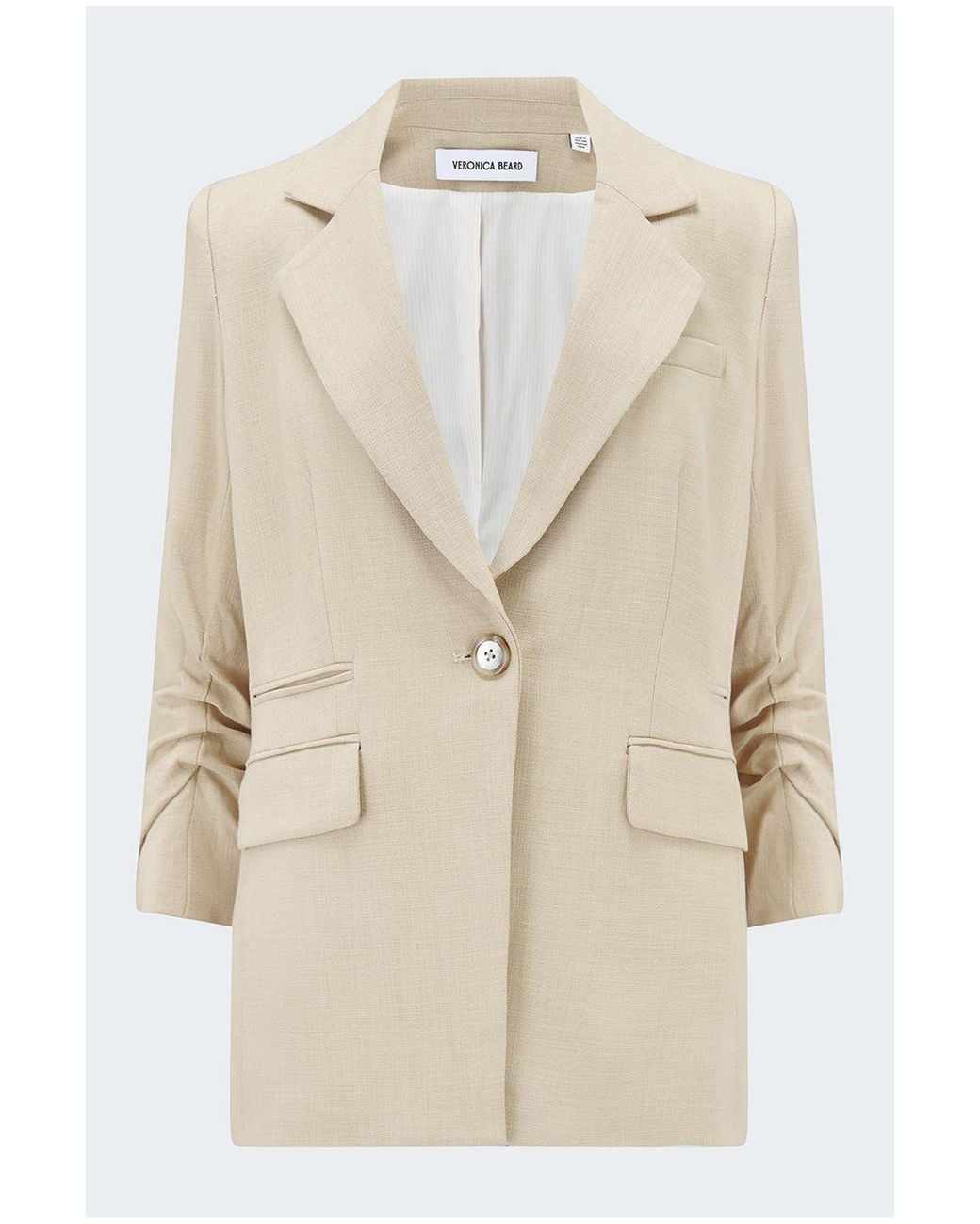 Veronica Beard Natural Battista Dickey Jacket