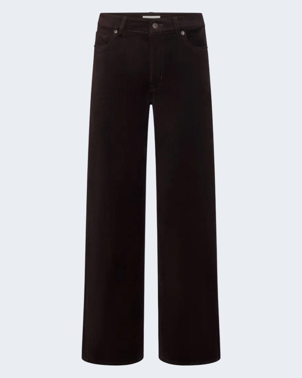 FRAME Black The Velvet Slim Palazzo