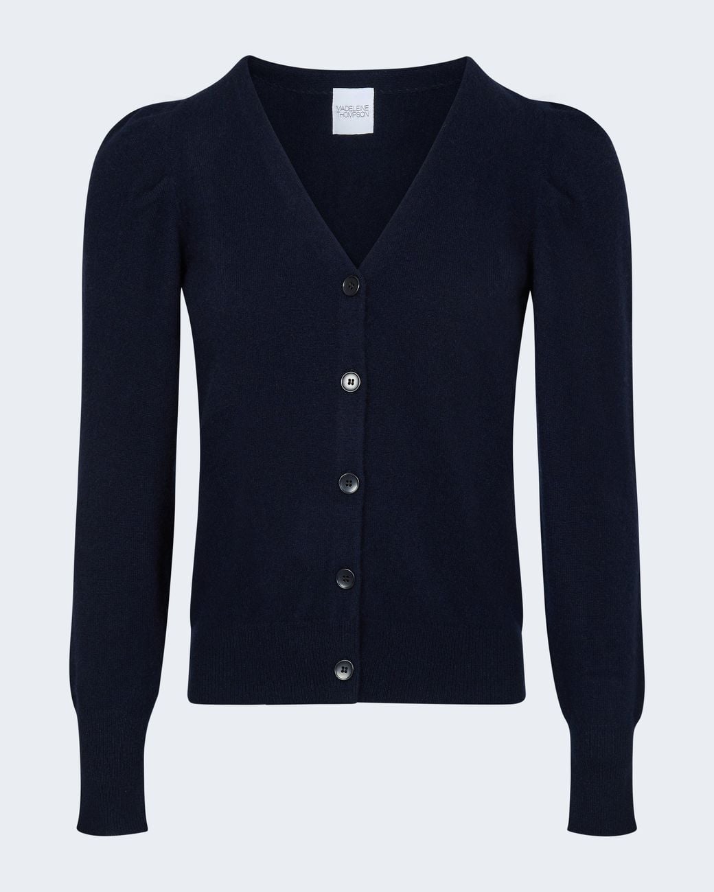 Madeleine Thompson Blue Lytleton Cardigan