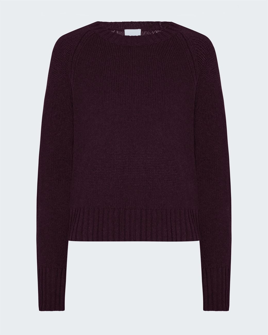 Allude Purple Crew Neck Sweater