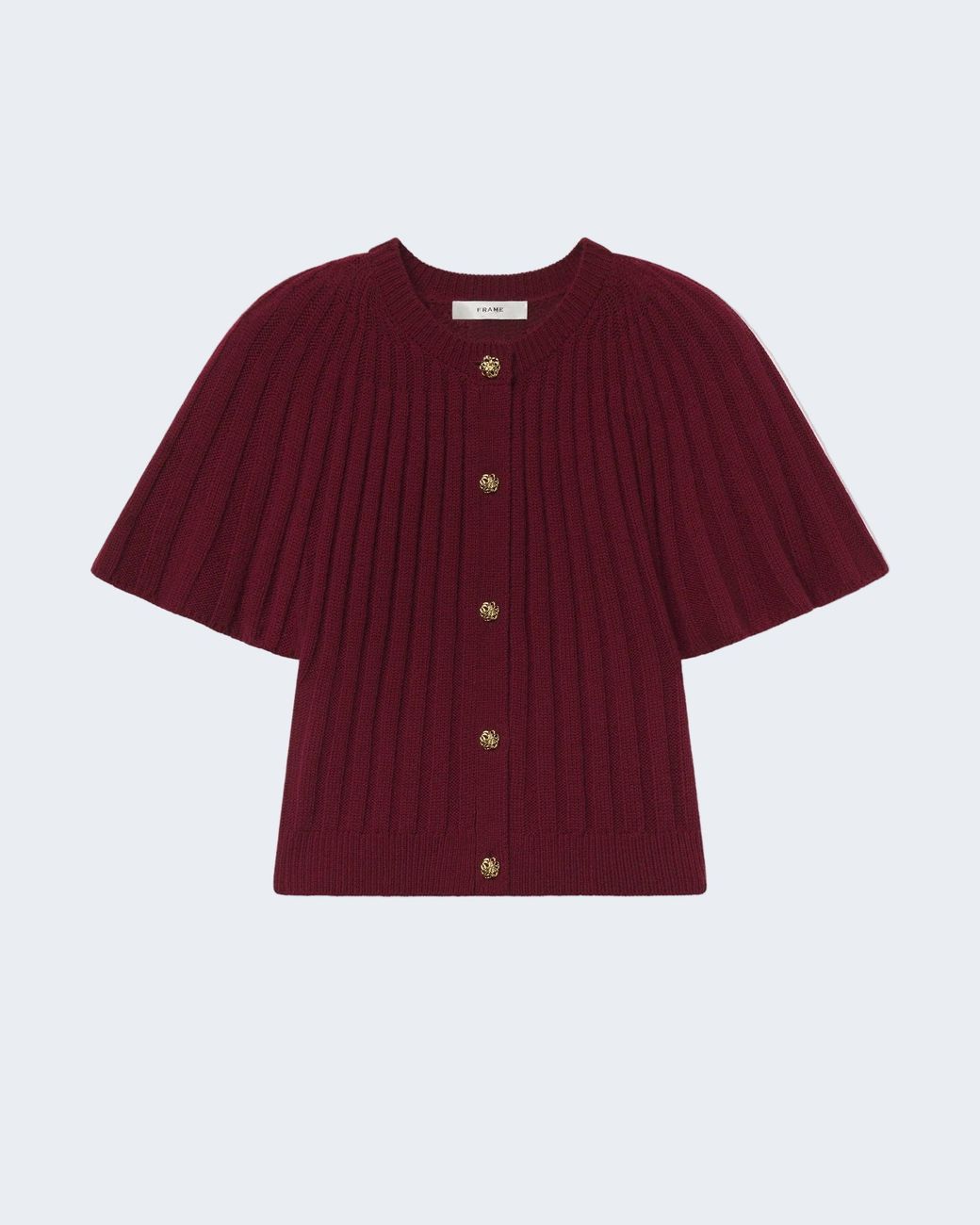 FRAME Red The Flutter Cardigan