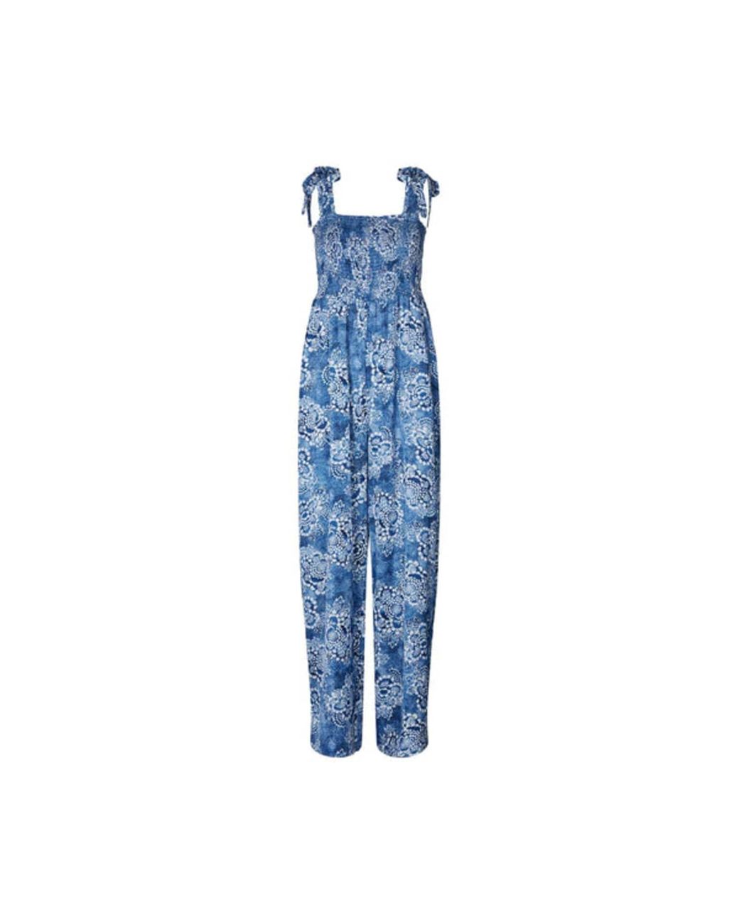 Lolly's Laundry Abba Jumpsuit in Blue | Lyst