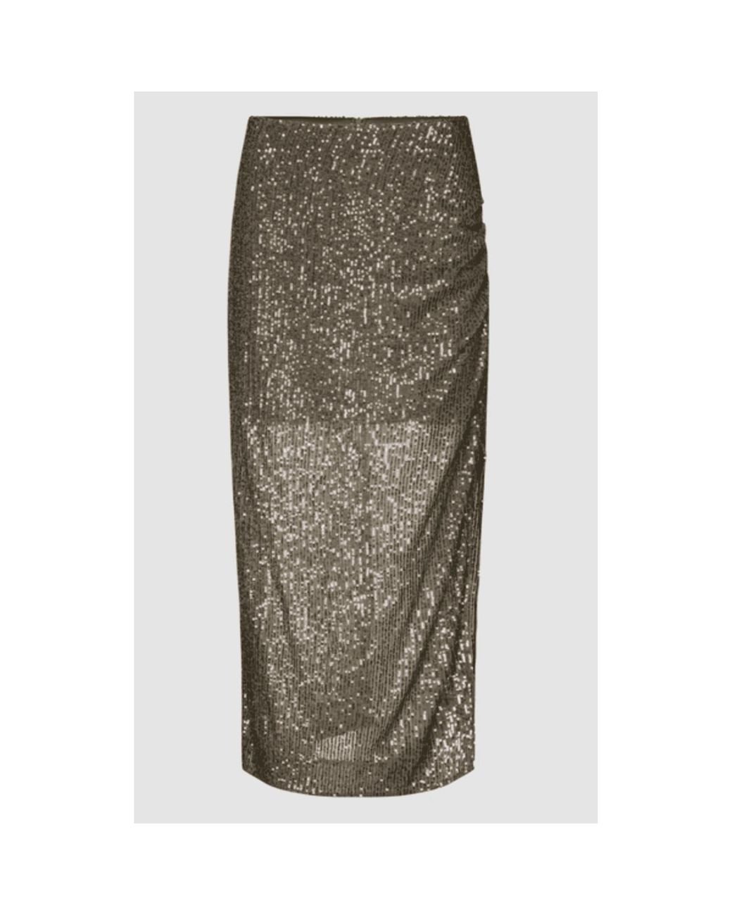 Alodia sequin cheap flared trousers