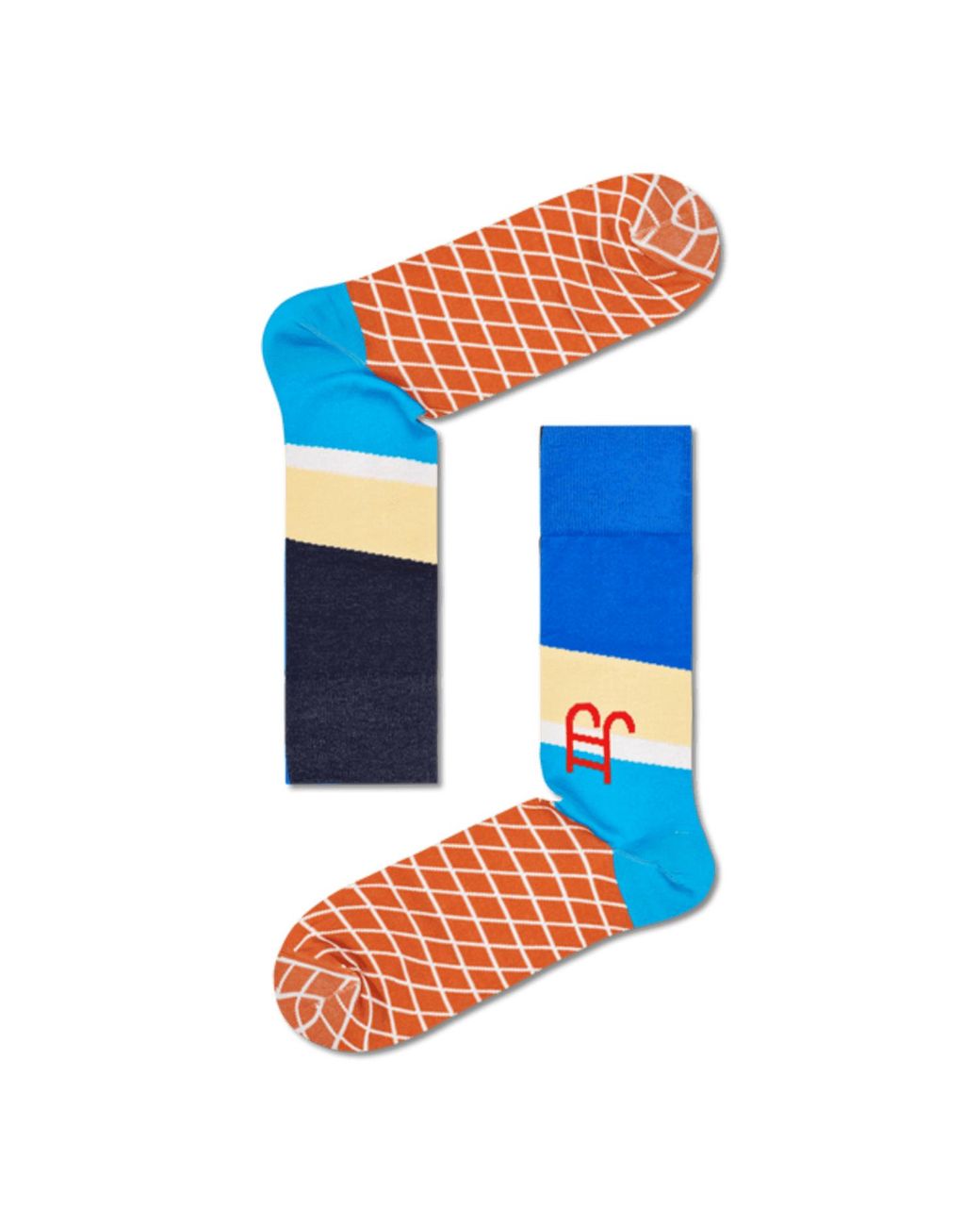 Happy Socks Dressed Pool Time Multi Socks in Blue | Lyst