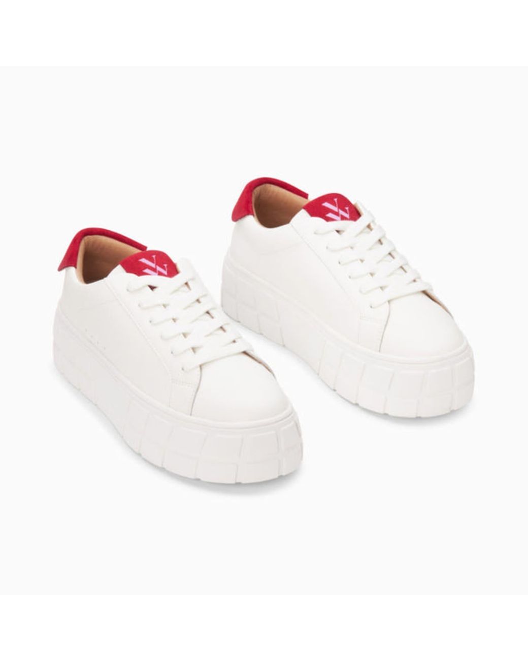 Vanessa Wu Platform Sneakers in White | Lyst