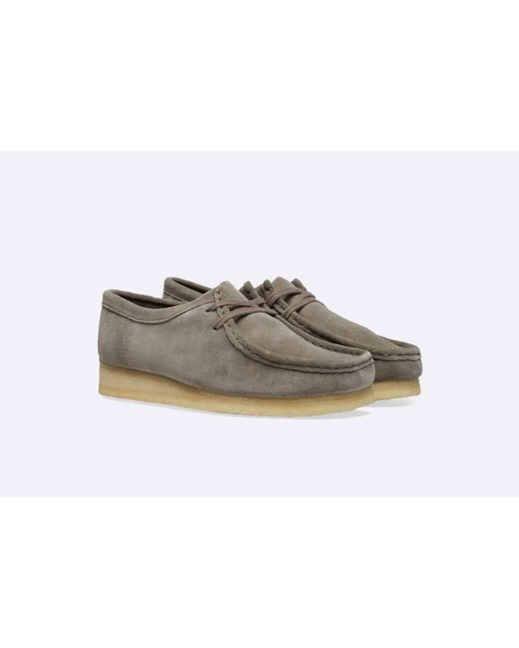 Grey hot sale suede clarks