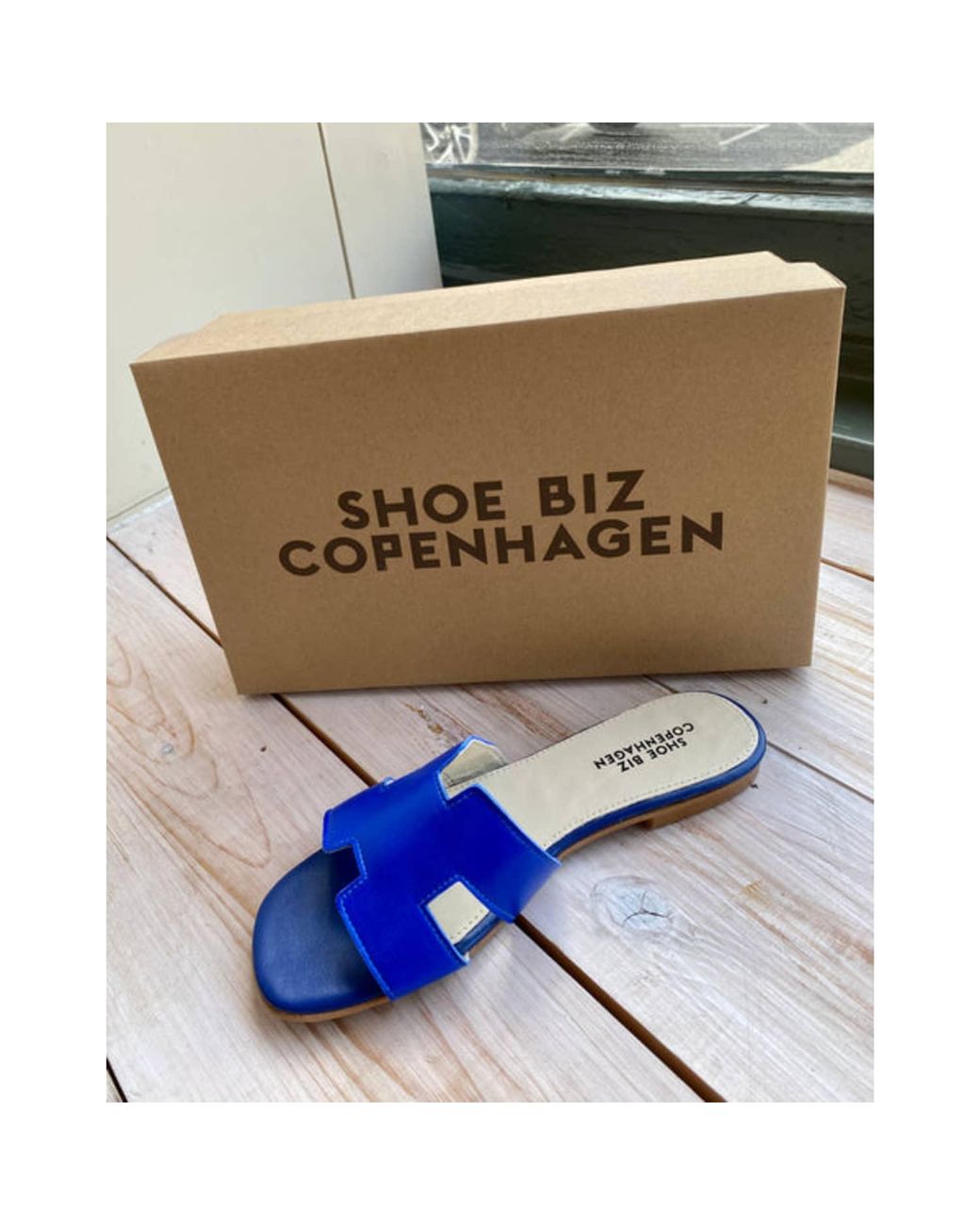Shoe Biz Copenhagen Claire Sandal in Blue | Lyst