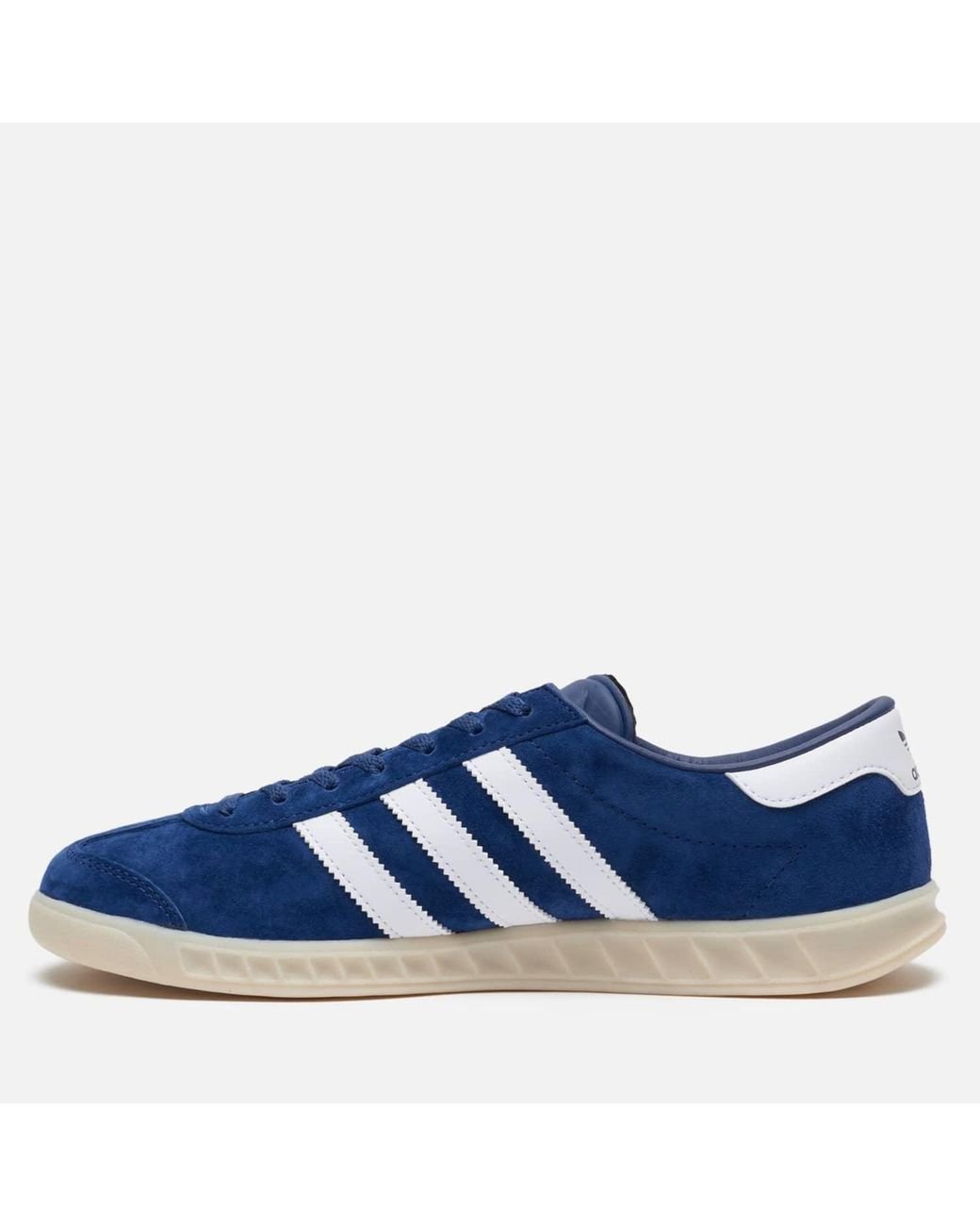 adidas Suede Hamburg Lace-up Sneakers in Blue for Men - Save ...