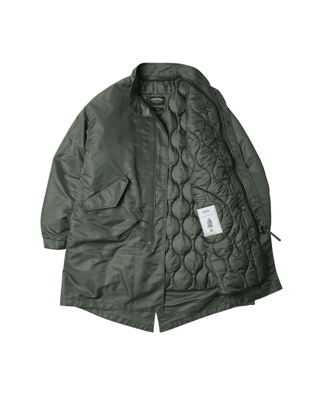 FRIZMWORKS | M65 Fishtail 2 In 1 And Liner Jacket | Sage Green