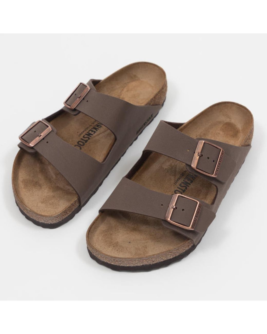 Birkenstock Arizona Birko-flor Sandals in Brown for Men | Lyst