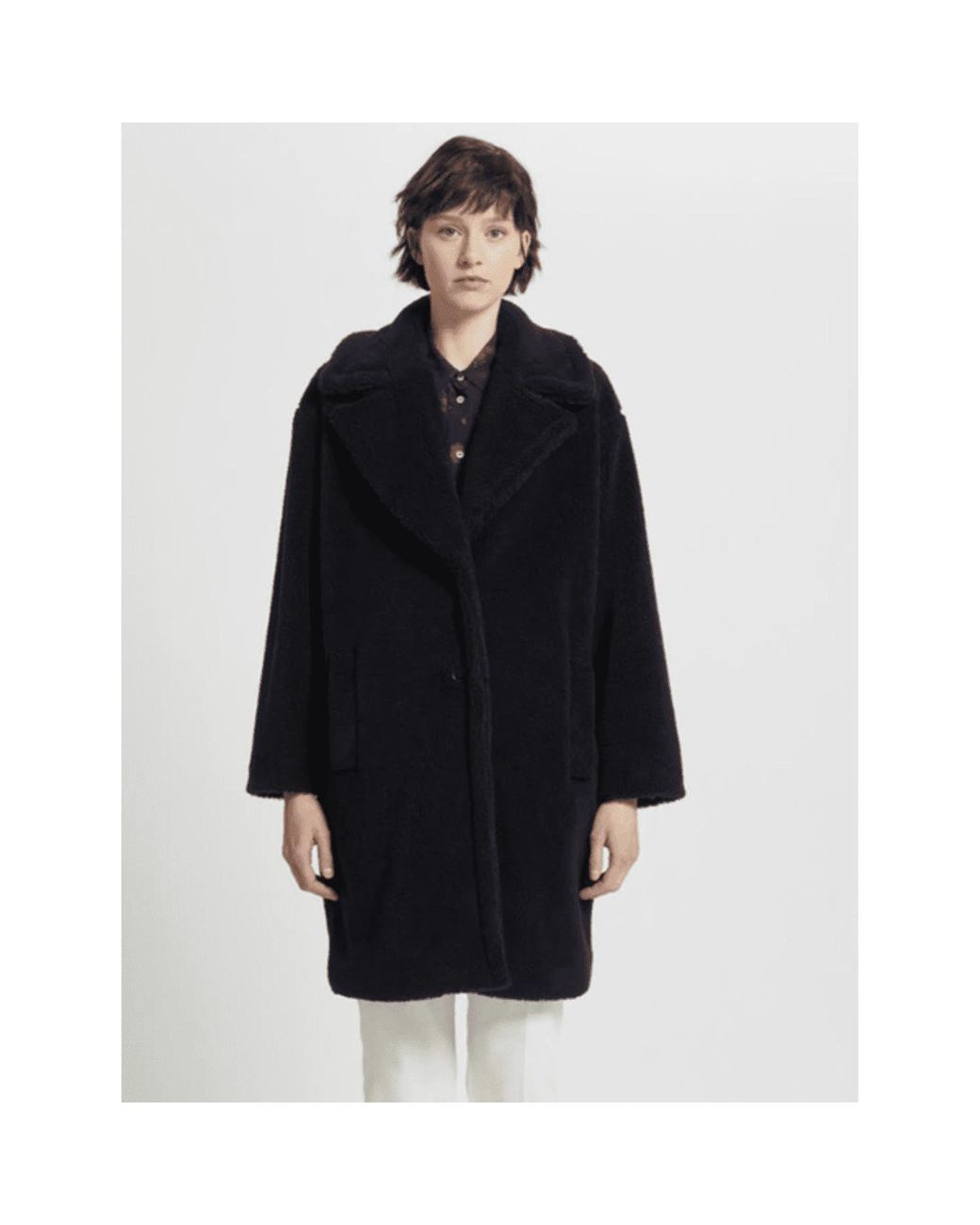Marella top boucle coat