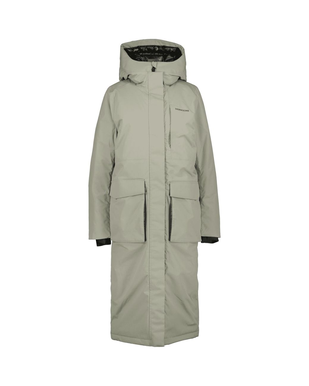 Didriksons Leya Parka Long In Wilted Green in Gray | Lyst