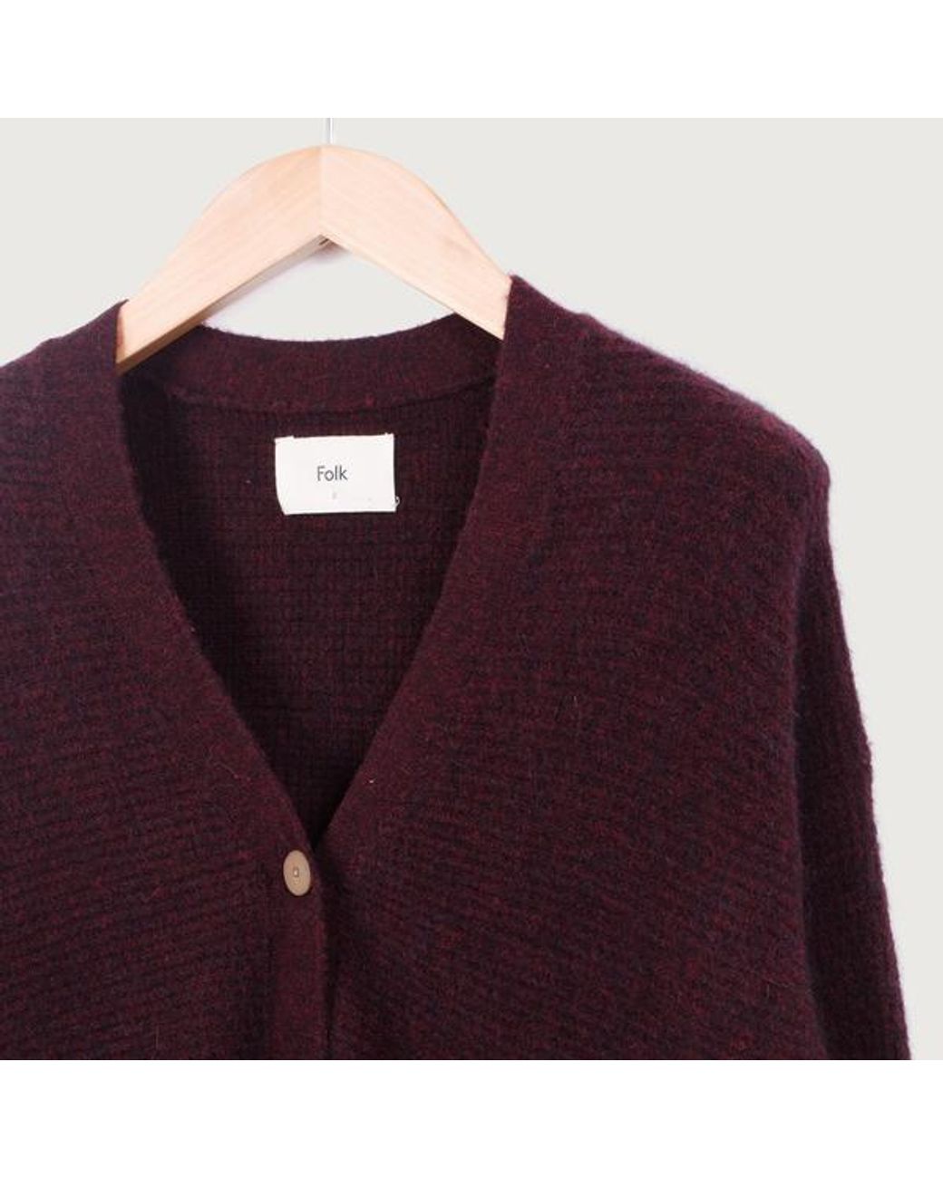 Folk Wool Loom Womens Cardigan 