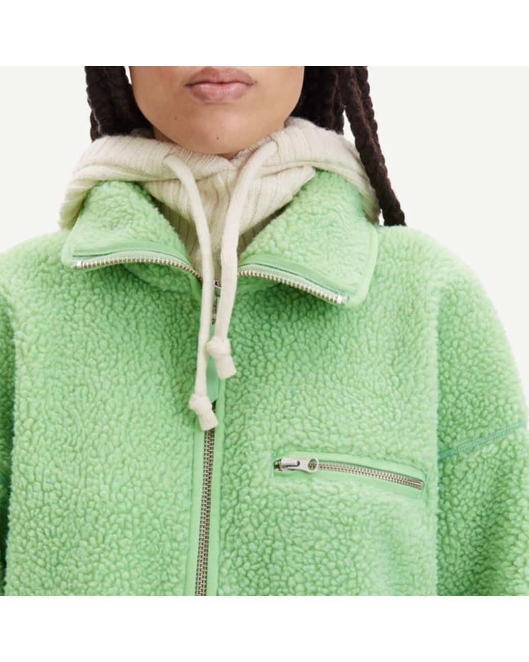 Samsøe & Samsøe Ani Full Zip Jacket Sprucetone in Green | Lyst