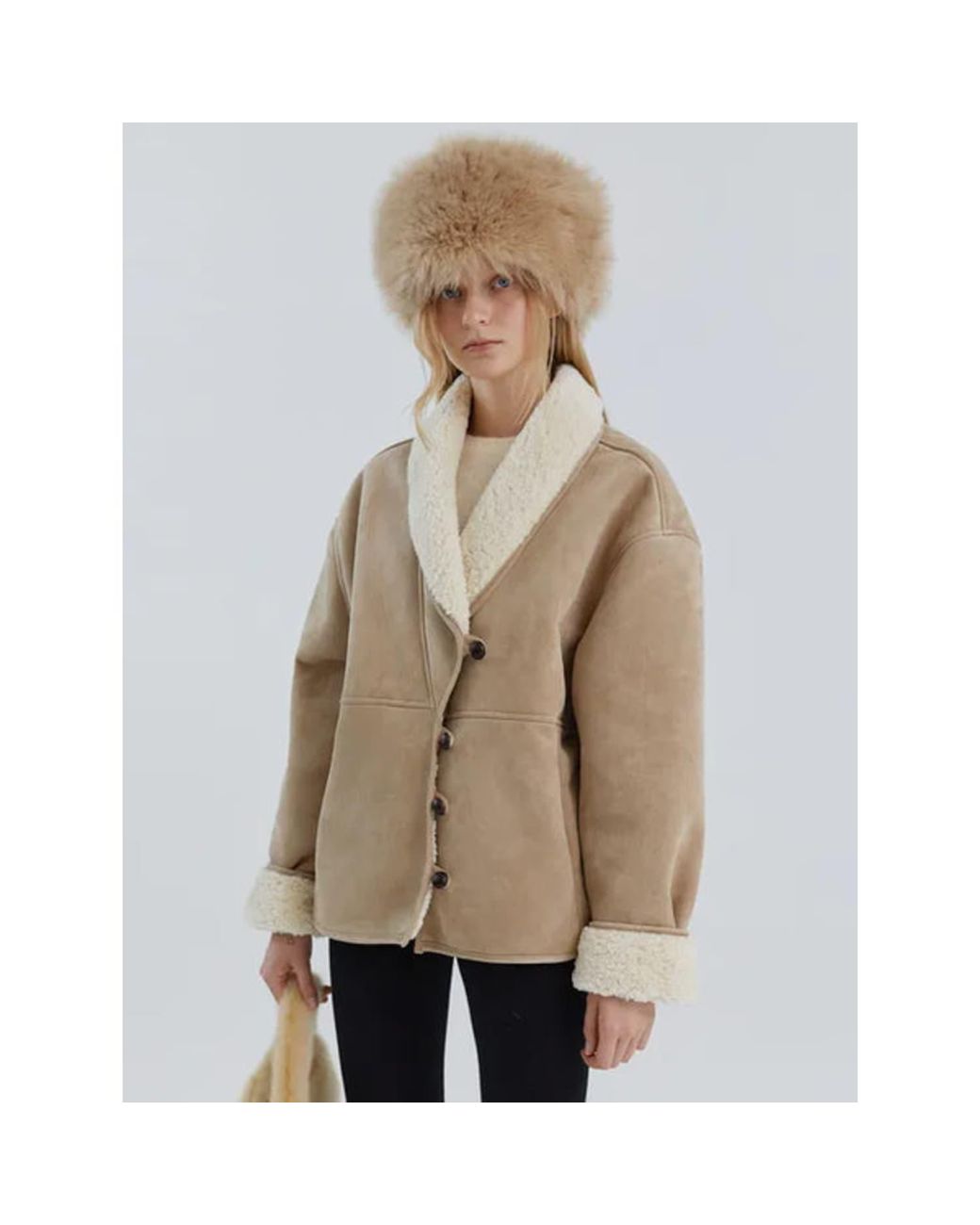 Oasis ash funnel shop neck coat