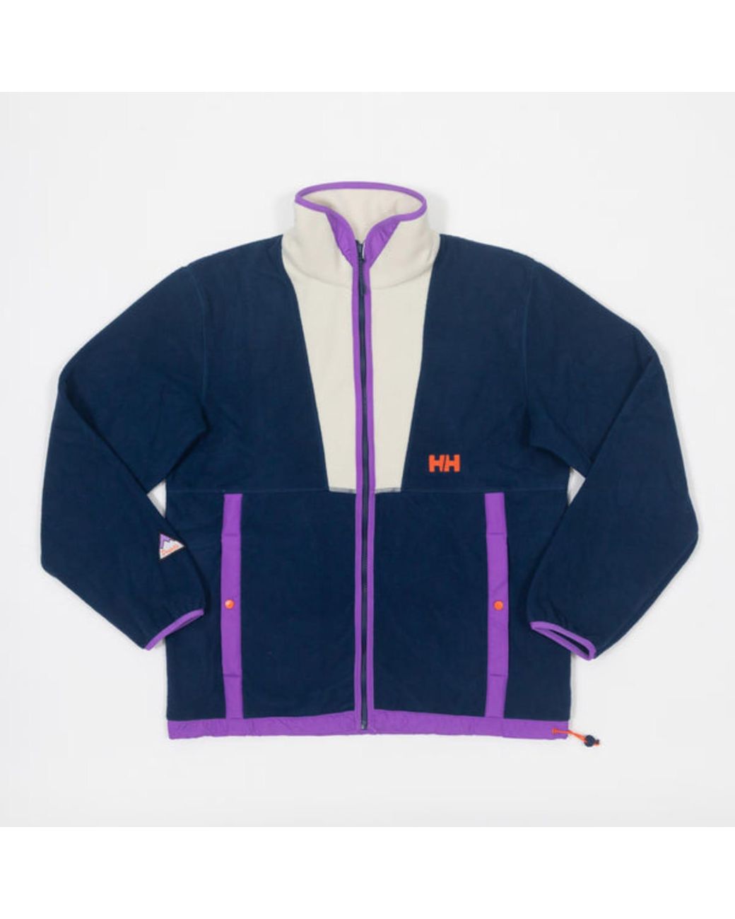 Helly Hansen Fleece Jacket In Navy & Cream in Blue for Men | Lyst UK