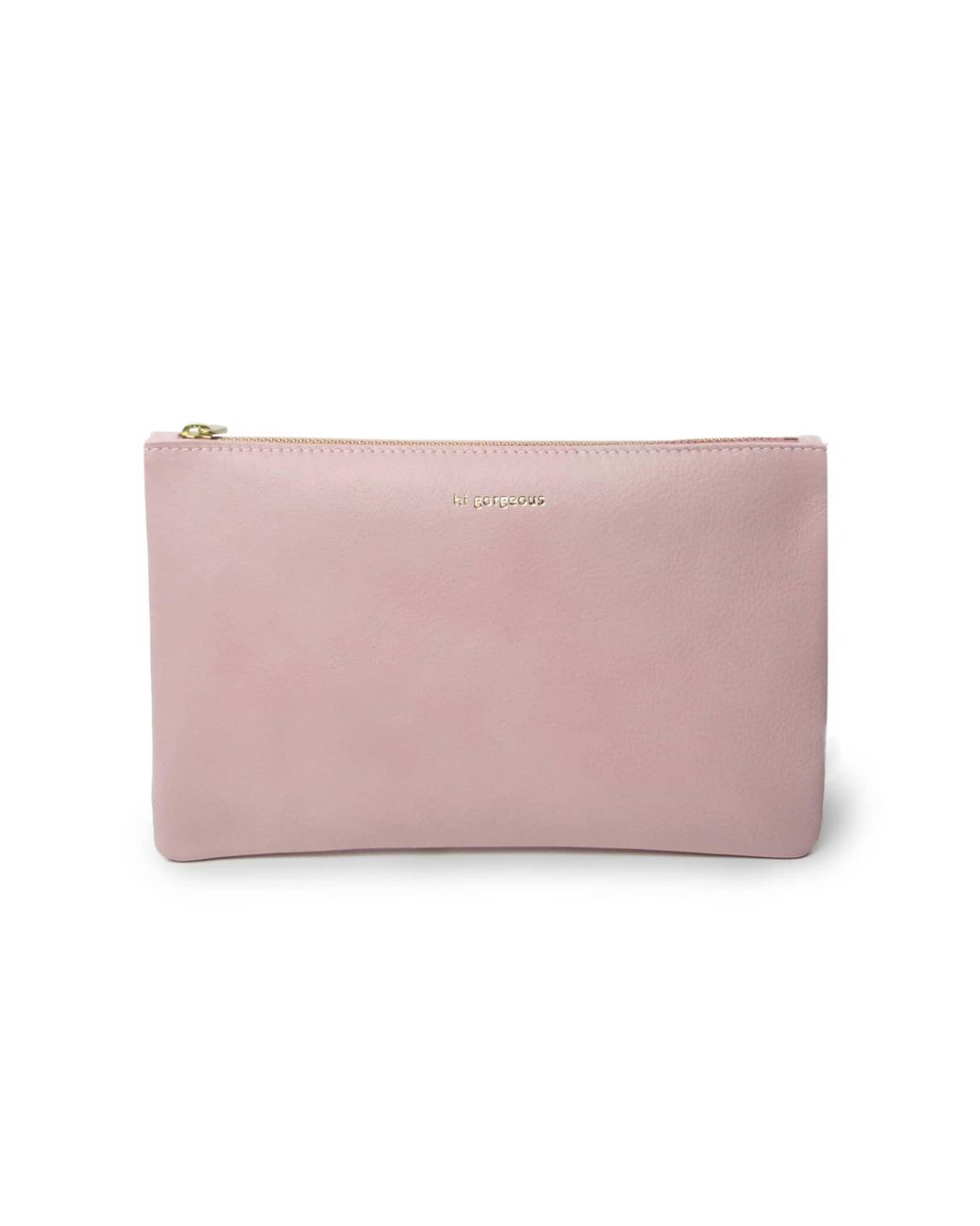 By B+K Large Pink Leather Hi Gorgeous Pouch | Lyst UK