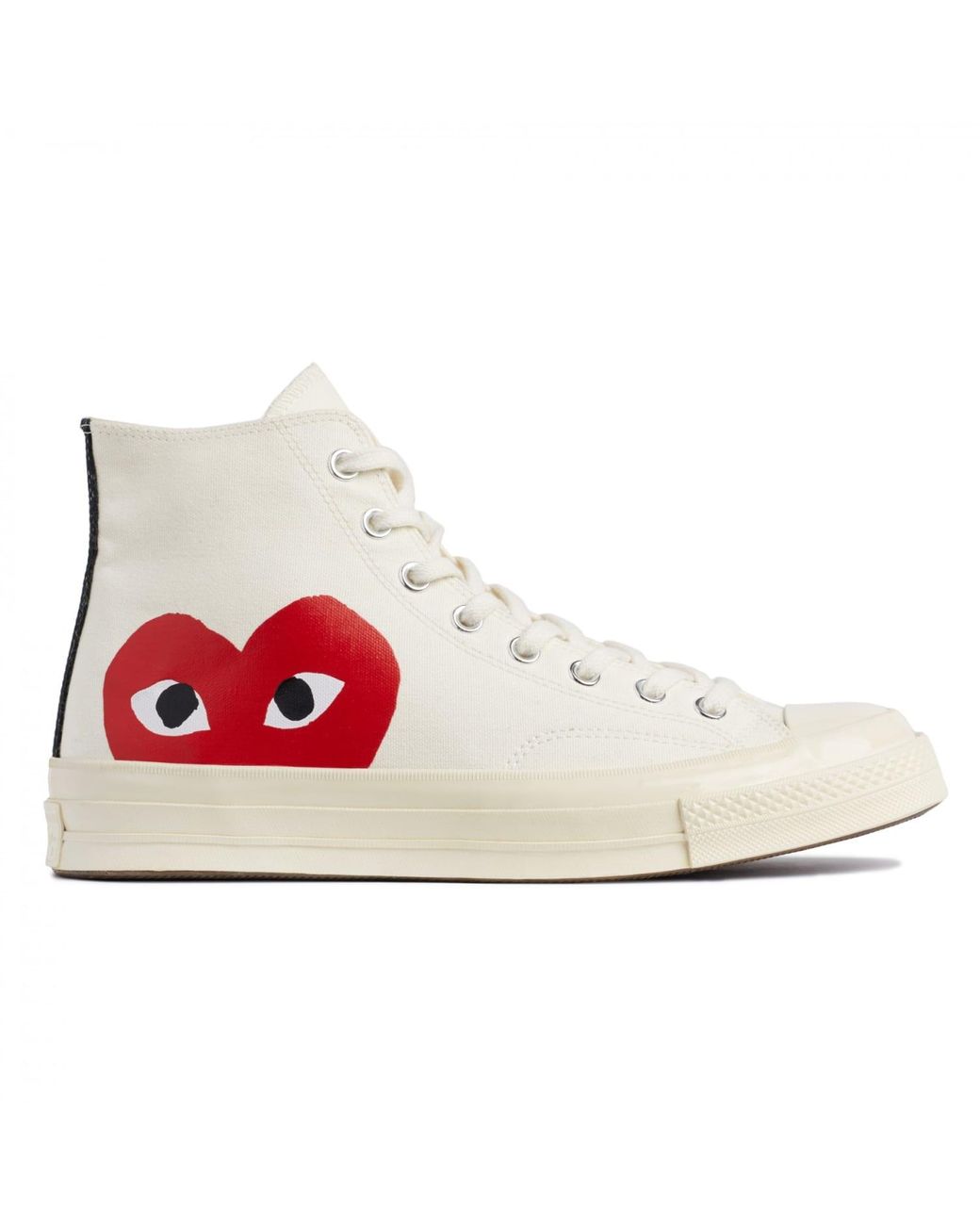 X Red Heart Chuck Taylor Star 70 High Blanco Zapatos COMME GARÇONS PLAY de hombre de color Blanco | Lyst