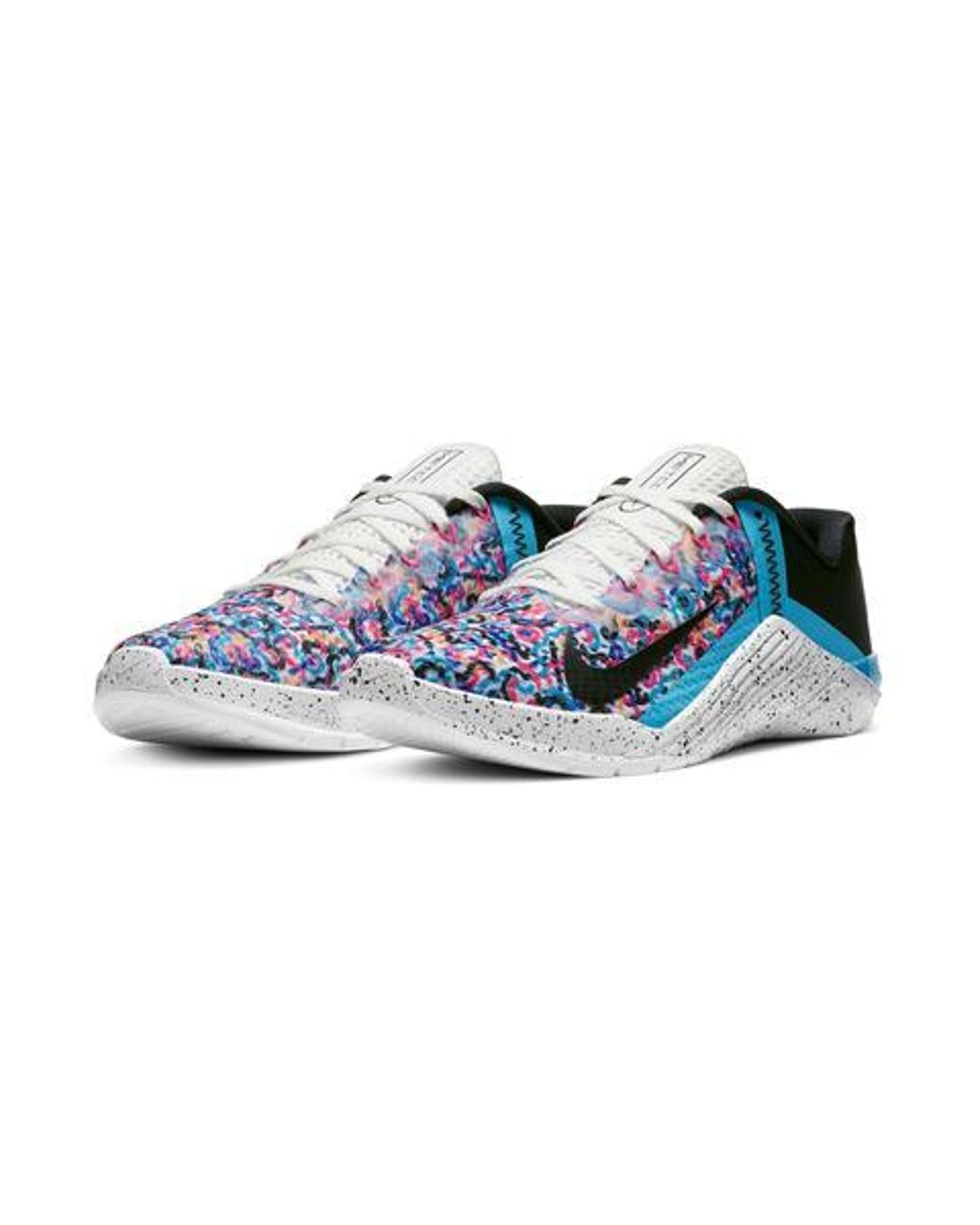Nike Metcon 6 Shoes White Baltic Blue Pink Blast Black Womens | Lyst