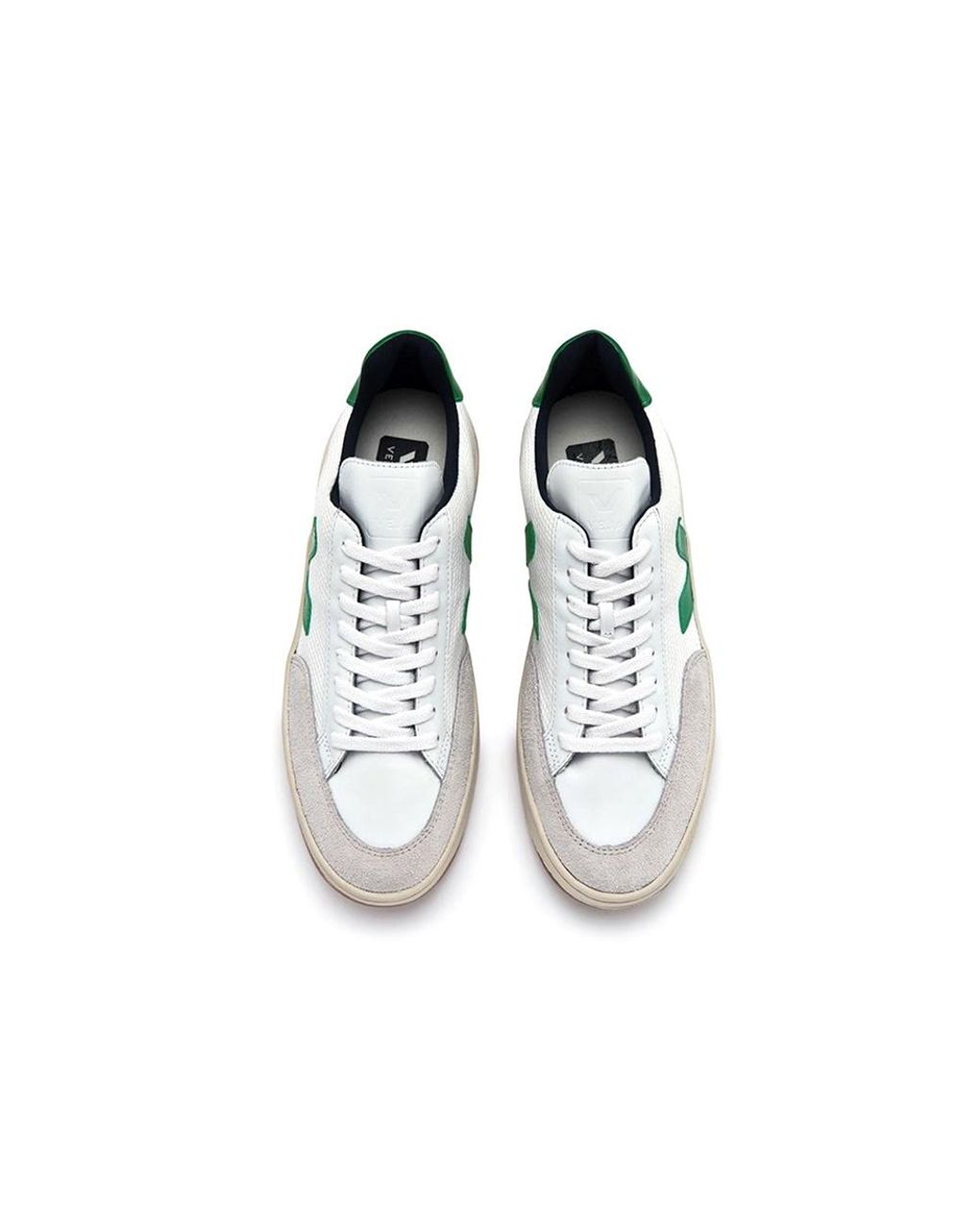 Veja Synthetic White Emeraude V-12 B-mesh Waterproof Sneakers in  White/Green (Green) for Men | Lyst