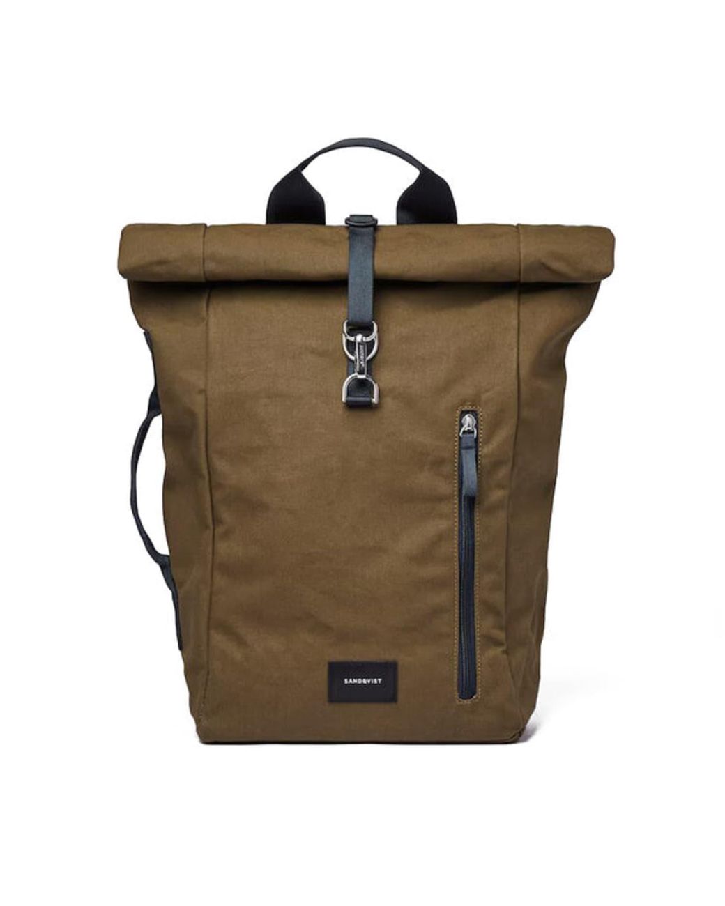 Sandqvist Dante Vegan Backpack Olive / Navy Webbing in Green for Men | Lyst