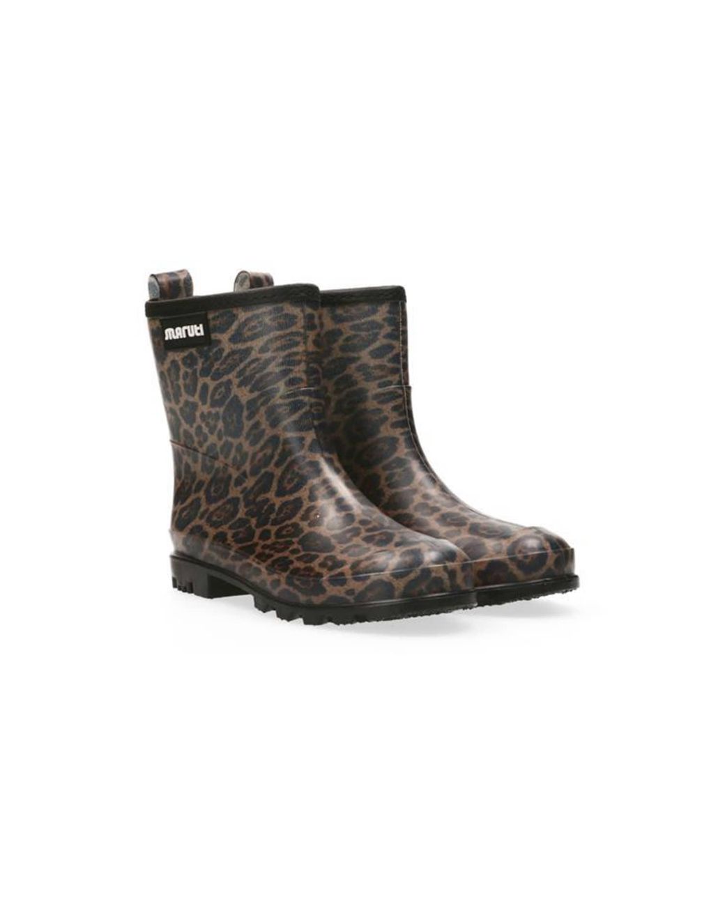 Maruti Skyler Rubber Rain Boots Leopard Beige in Brown | Lyst