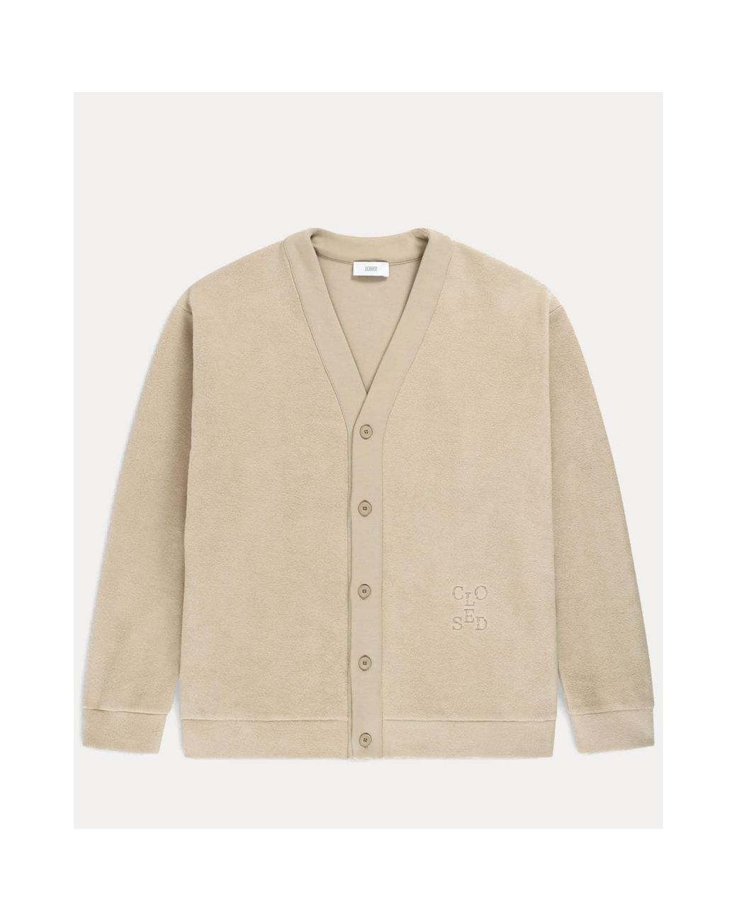 Cardigan in felpa clearance