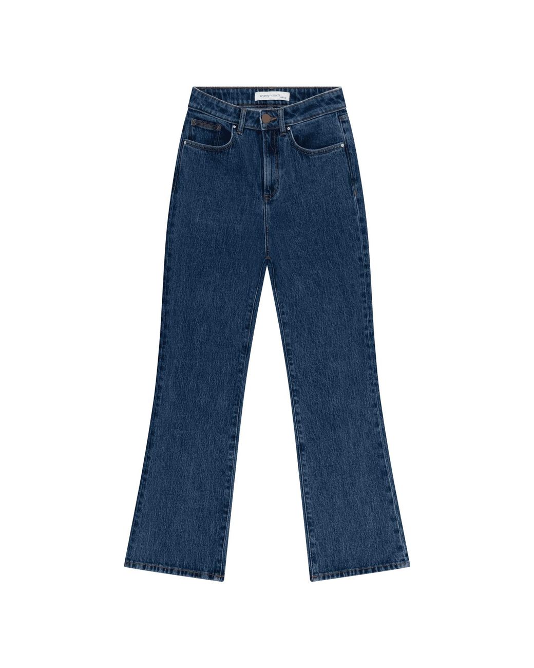 seventy + mochi Dark Americana Gigi Jeans in Blue | Lyst