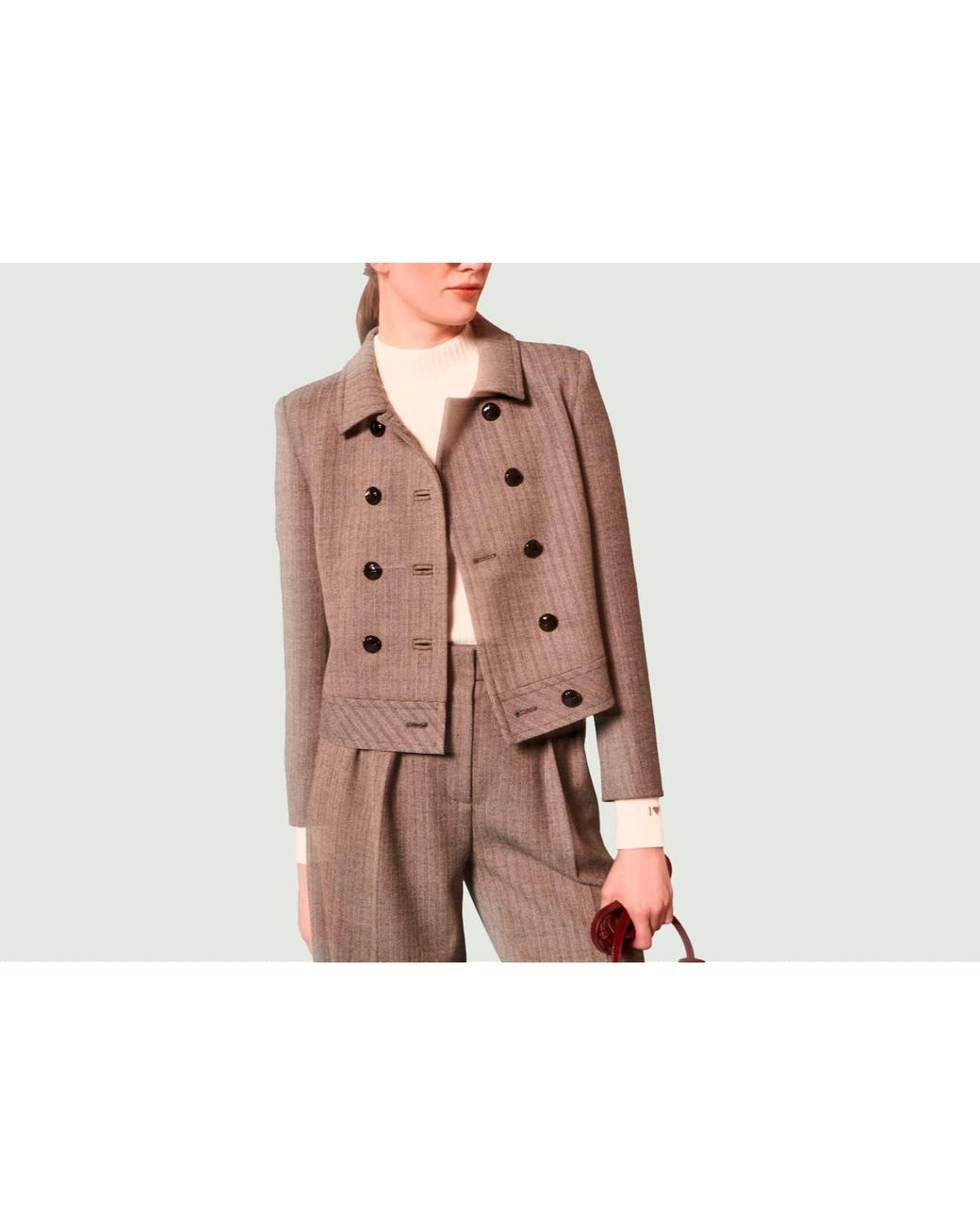 Tara jarmon outlet pink coat