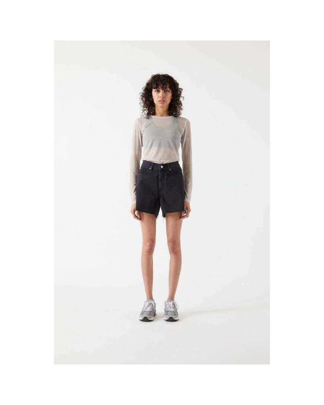 Dr. Denim Nora Charcoal in White | Lyst