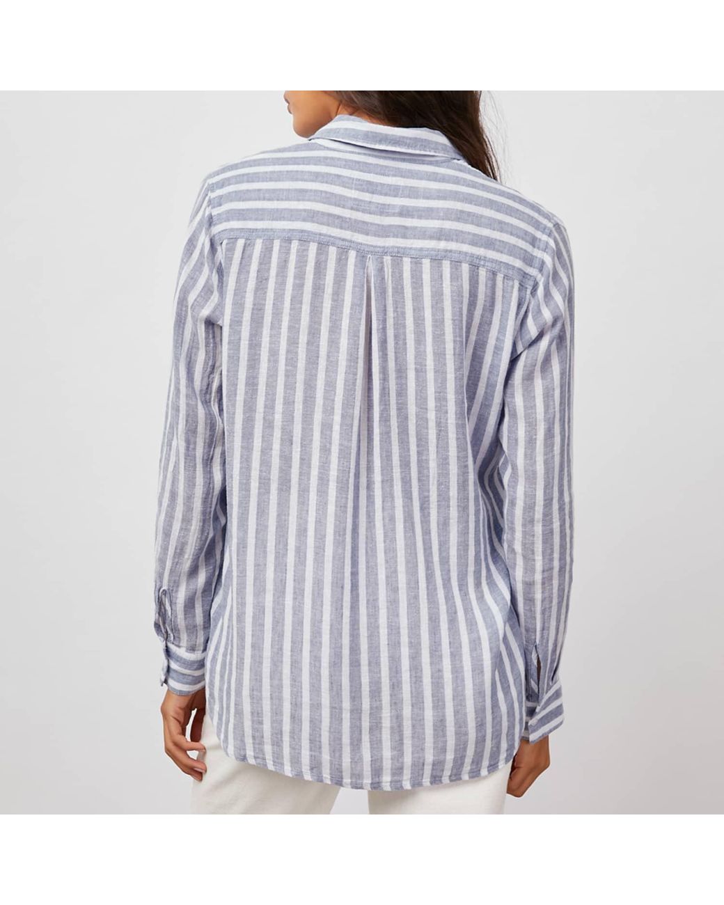 Rails Charli Linen Shirt in Blue | Lyst