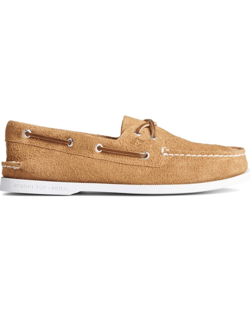 Sperry Top-Sider Topsider Authentic Original 2-eye Suede Tan in Natural for  Men | Lyst