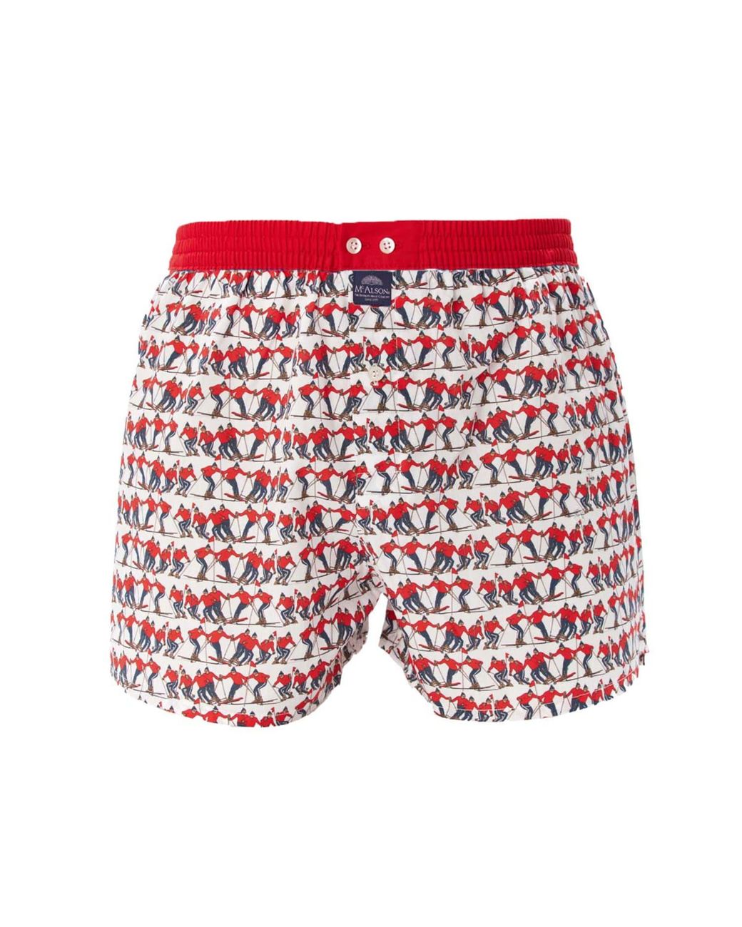 McAlson "slipé" Boxer Shorts Skiers Patterns M4604 in Red for Men | Lyst