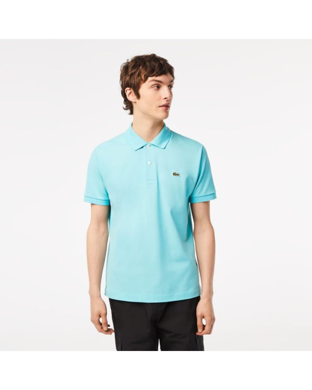 Lacoste Classic Fit L.12.12 Polo Shirt Turquoise Bvg in Blue for Men | Lyst