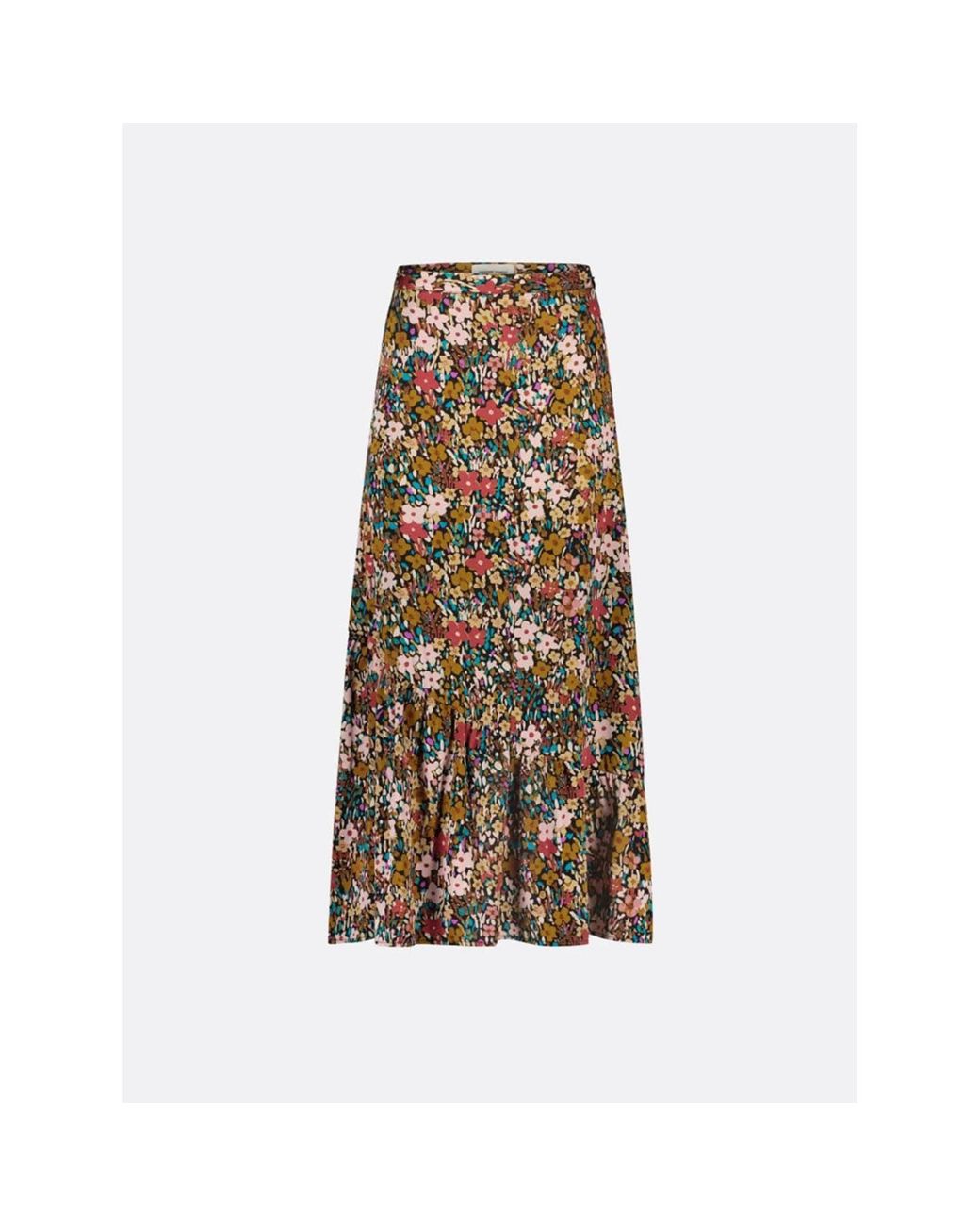 FABIENNE CHAPOT Black Cleo Skirt in Natural | Lyst