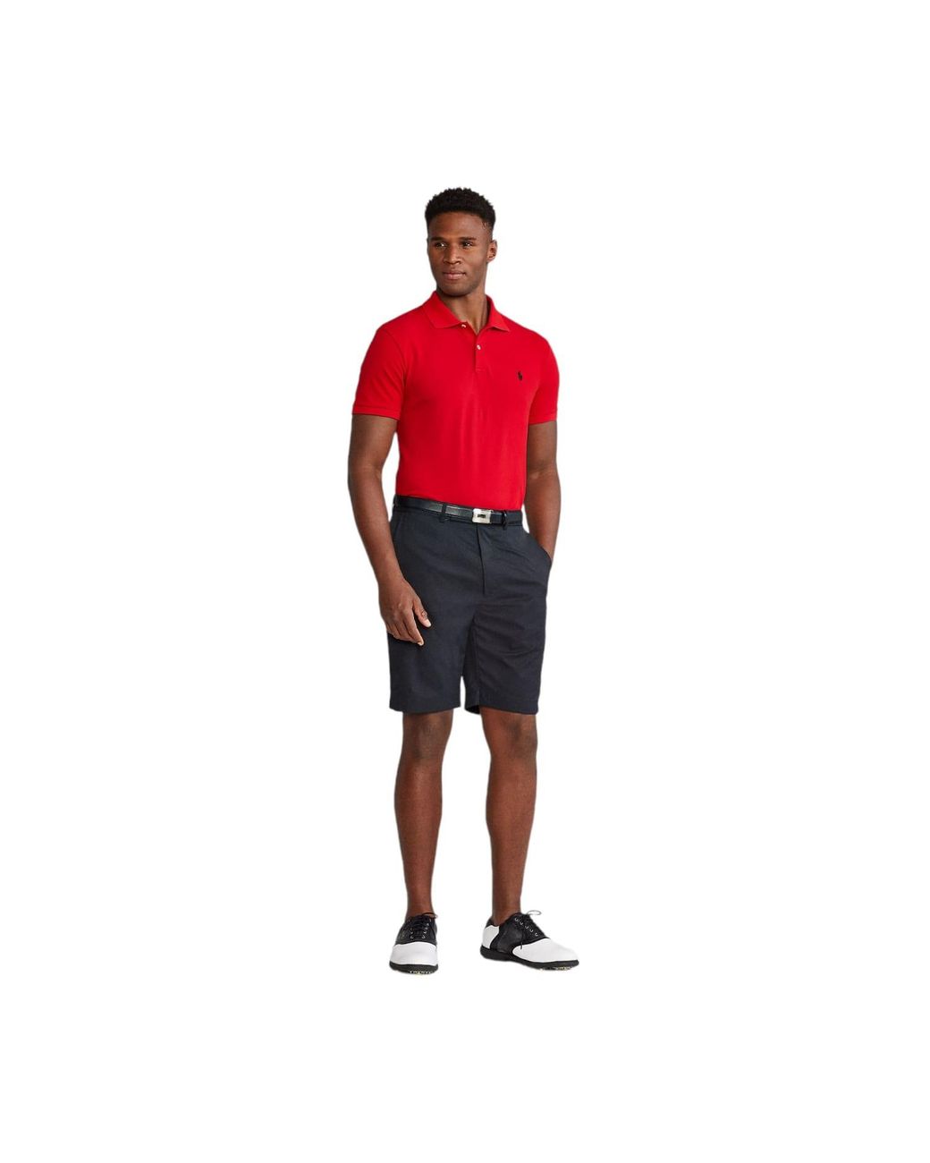 Ralph Lauren Polo Piquet Pro-fit Uomo Red/black for Men | Lyst