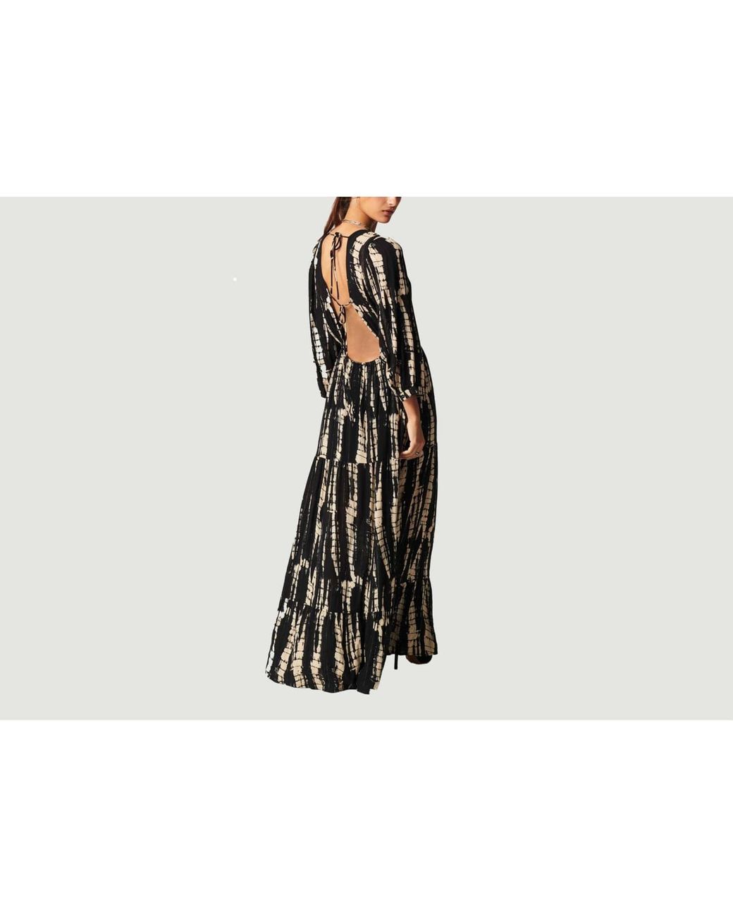 Ba&sh Tie-and-dye Print Long Dress Kezia | Lyst