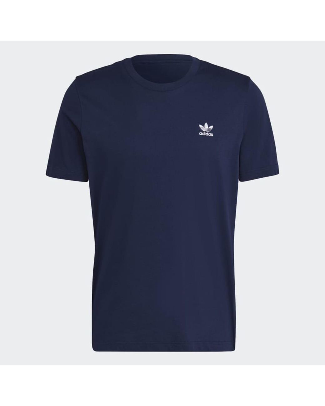 adidas Cotton Essentials T-shirt in Navy (Blue) for Men - Save 25% | Lyst