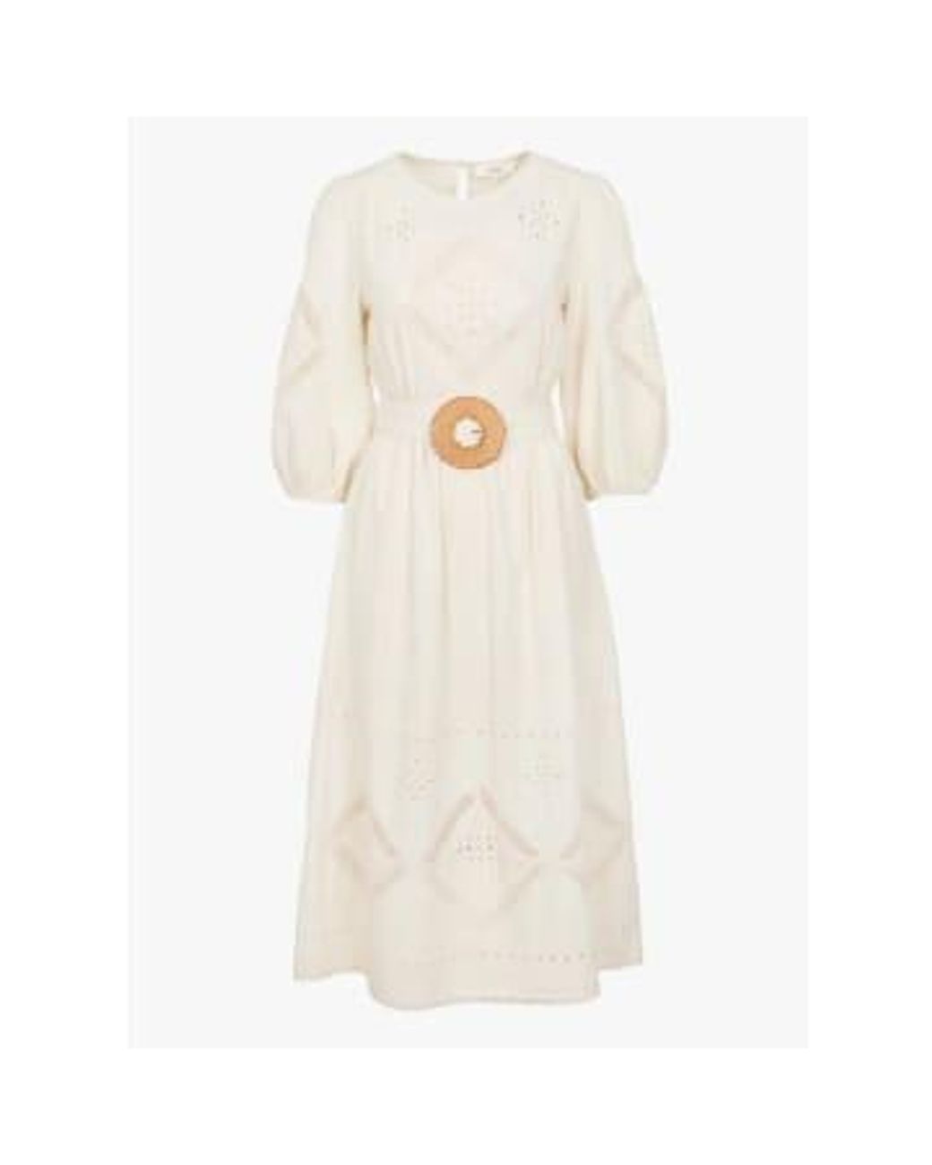 Ba sh Midi Dress Elvina Ecru 2 in White Lyst