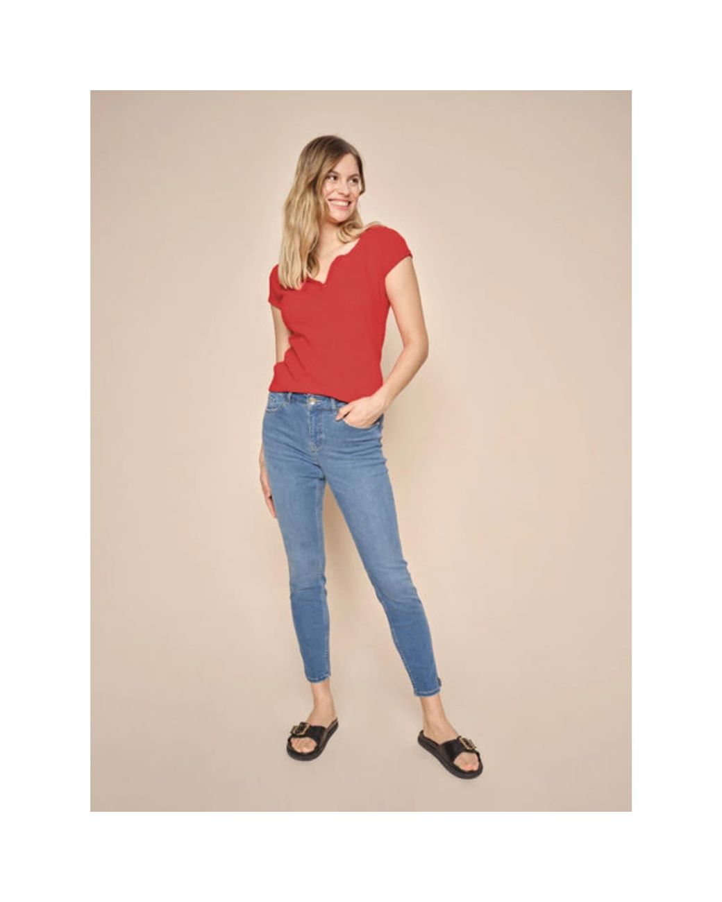 Mos Mosh Vice Contour Jeans in Blue | Lyst