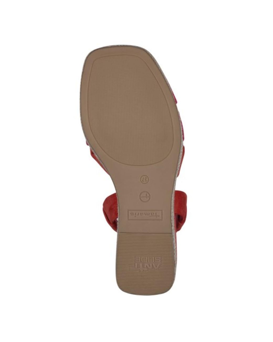 Tamaris Wedge Heeled Sandals in Red | Lyst UK