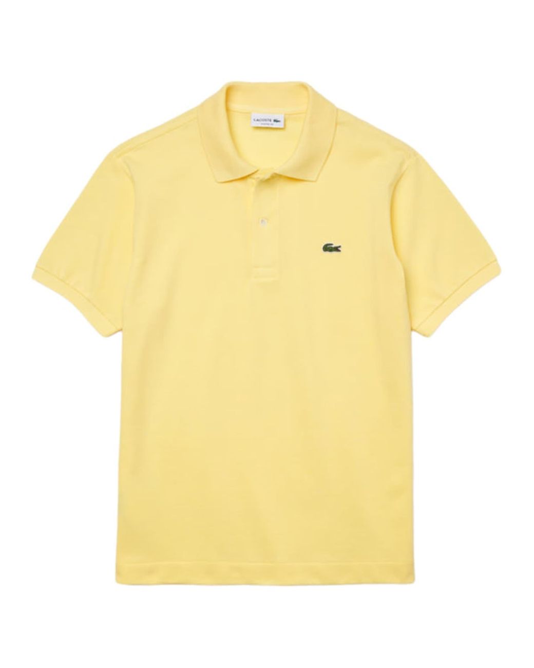 Koge Enlighten Sandsynligvis Lacoste Classic Fit L.12.12 Polo Shirt Yellow 107 for Men | Lyst