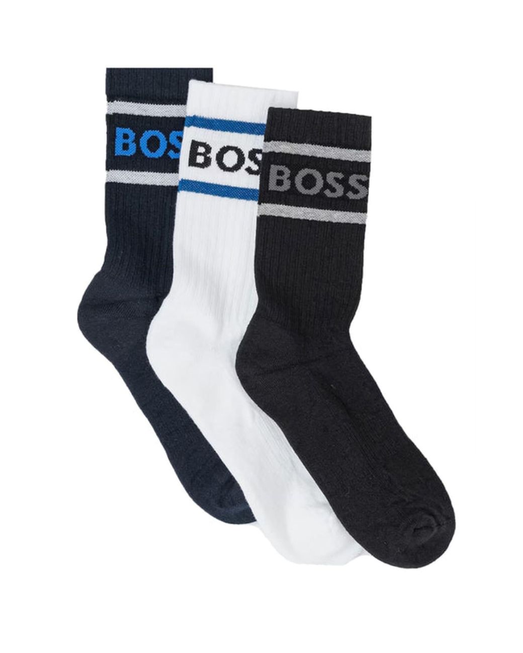 BOSS by HUGO BOSS S 3 Pack Socks in Blue for Men | Lyst