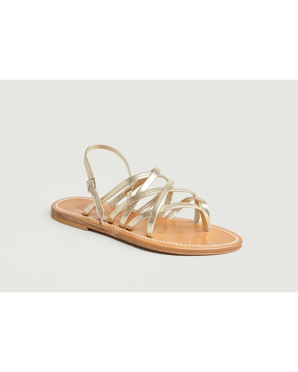 K. Jacques Pandora Sandals in White | Lyst