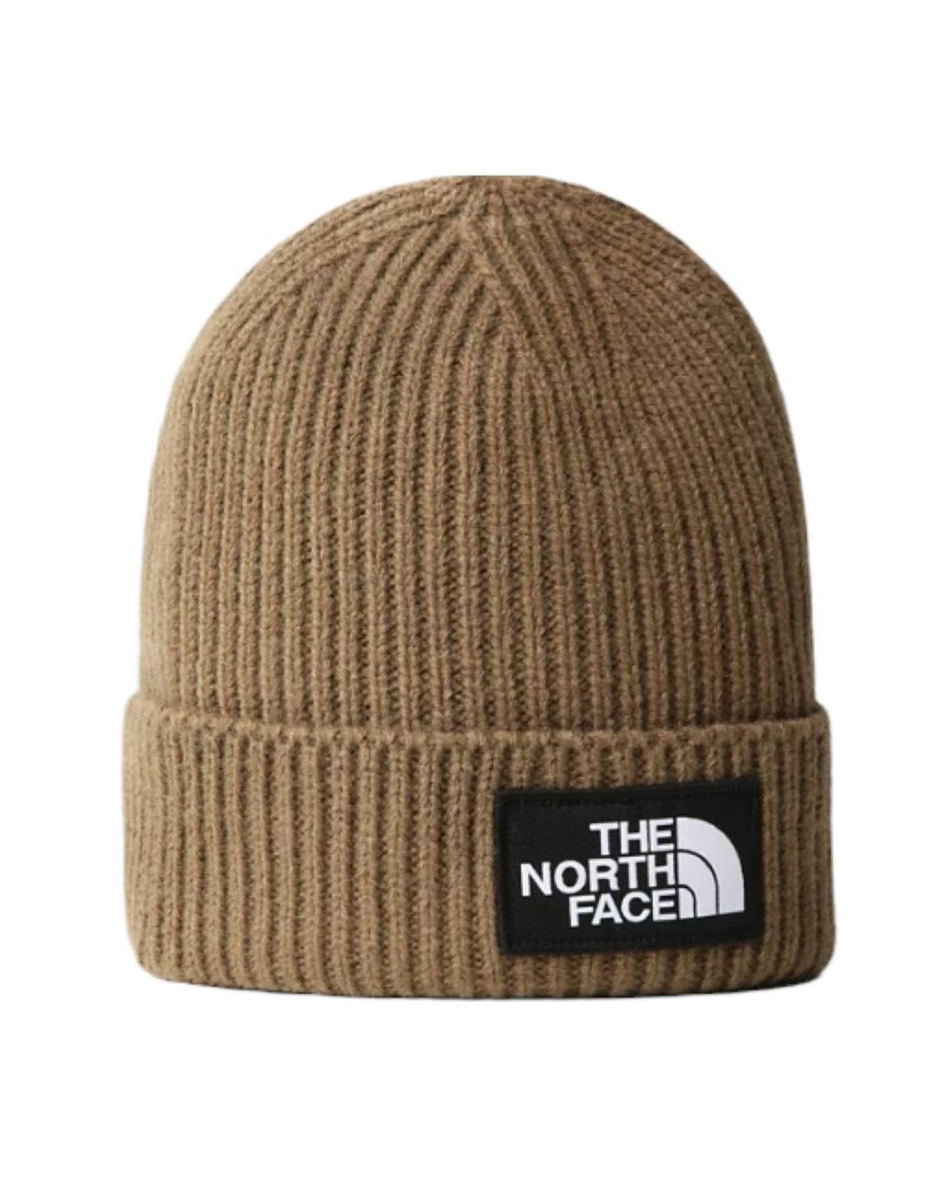The North Face Synthetic Cappello Tnf Logo Box Cuffed Military Olive for  Men | Lyst