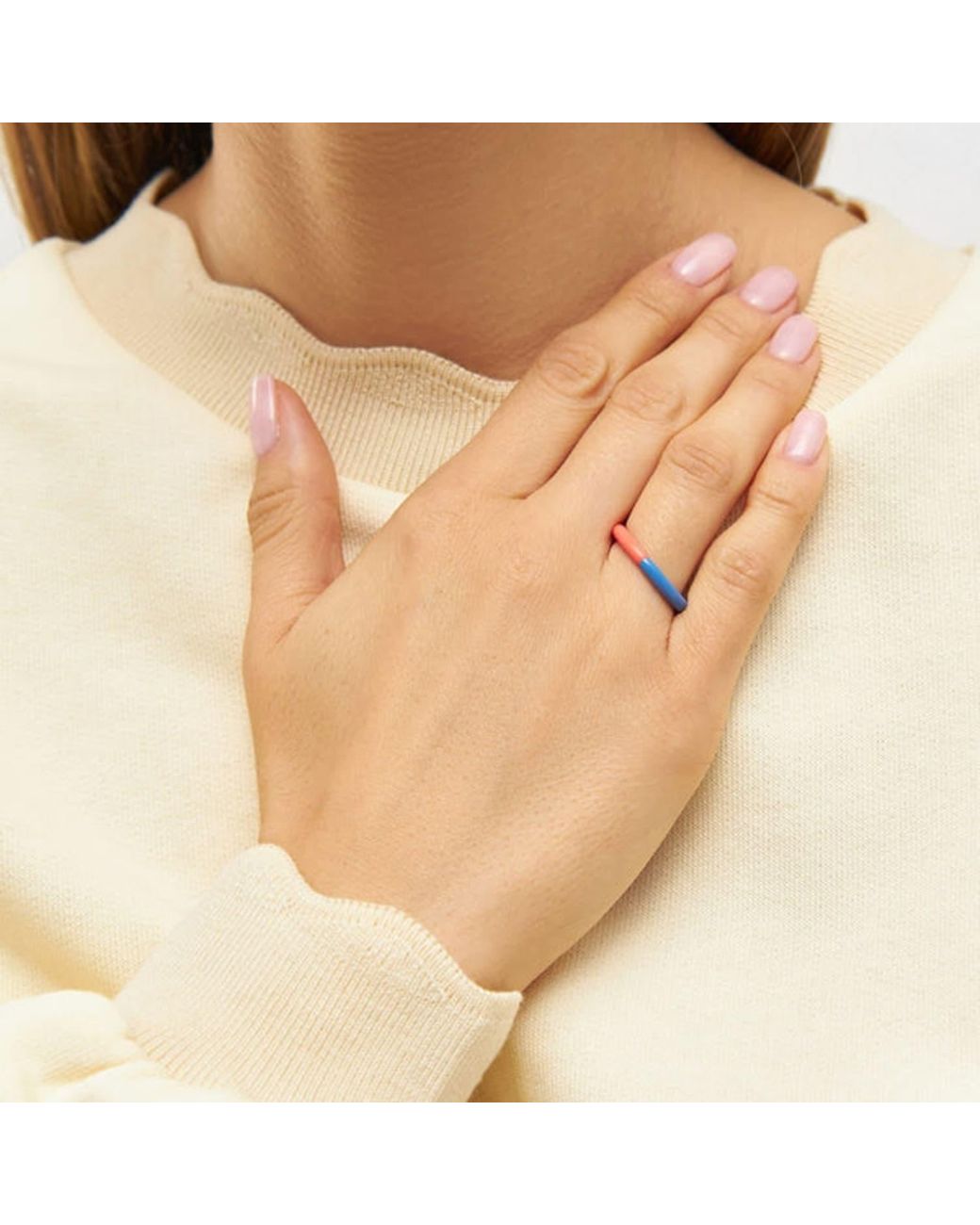 Orange coral ring 2025