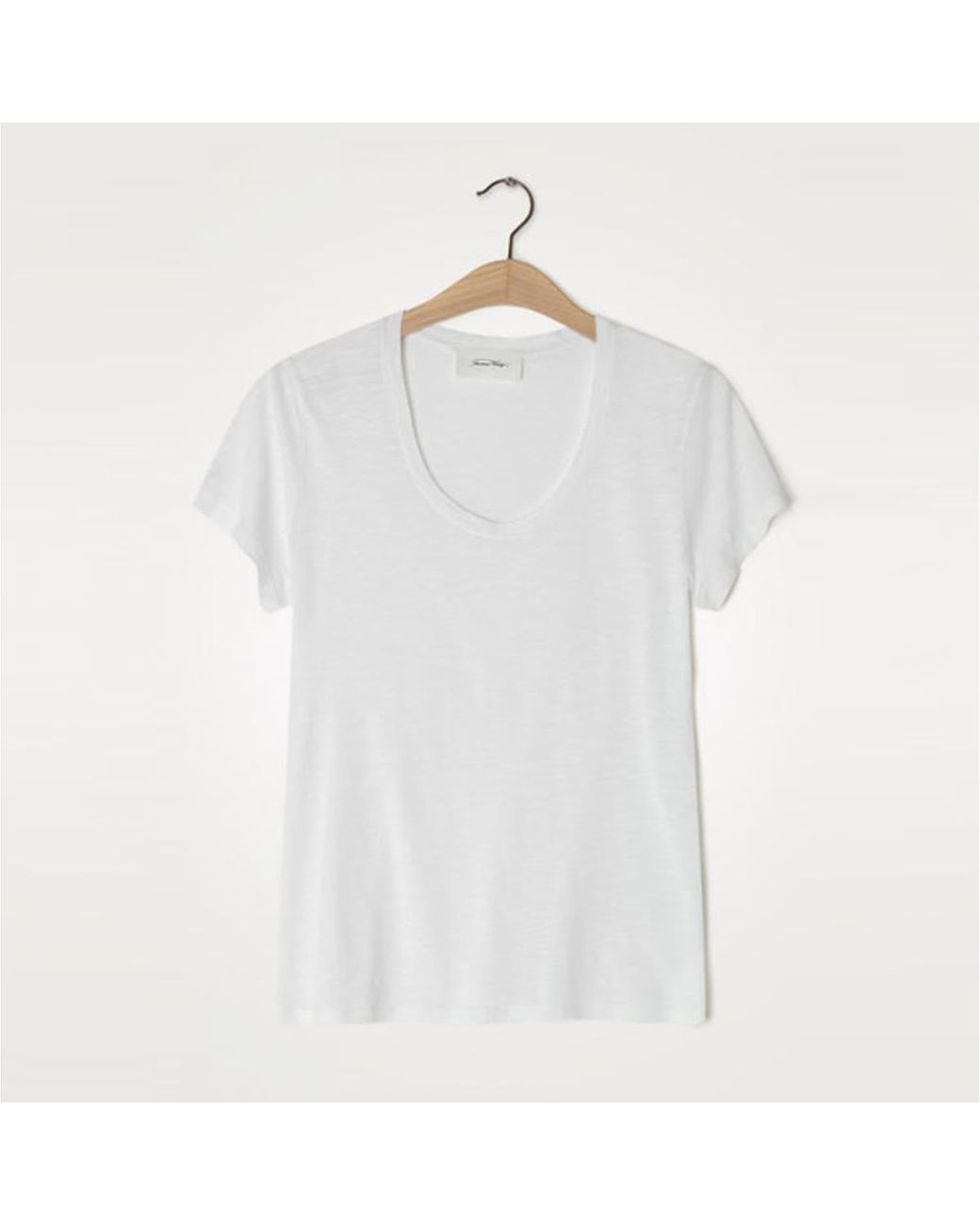 American Vintage Cotton Jacksonville Blanc White T-shirt | Lyst